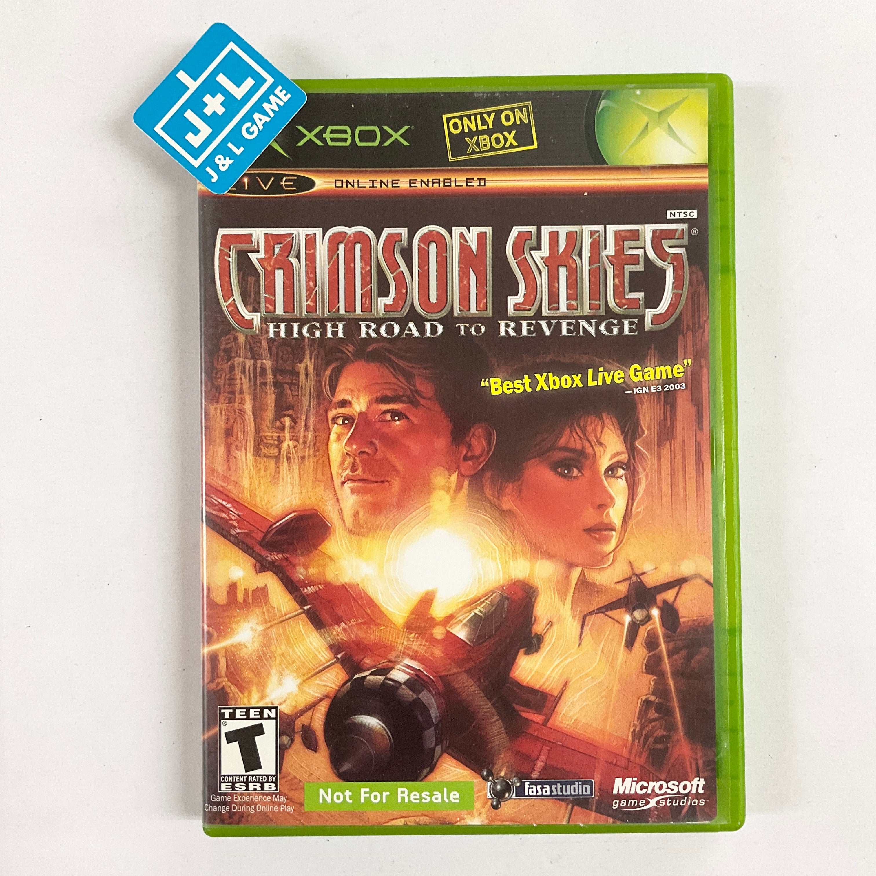 Crimson Skies: High Road to Revenge - (XB) Xbox [Pre-Owned] Video Games Microsoft Game Studios   