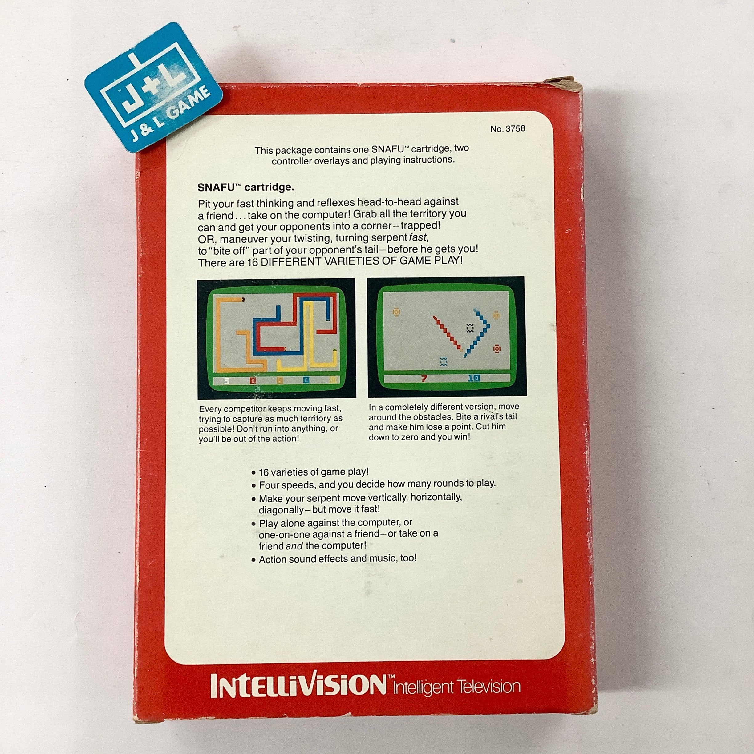 SNAFU - (INTV) Intellivision [Pre-Owned] Video Games Intellivision   