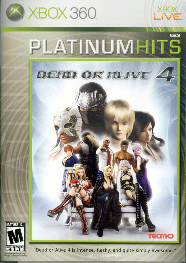 Dead or Alive 4 (Platinum Hits) - Xbox 360 [Pre-Owned] Video Games Tecmo   