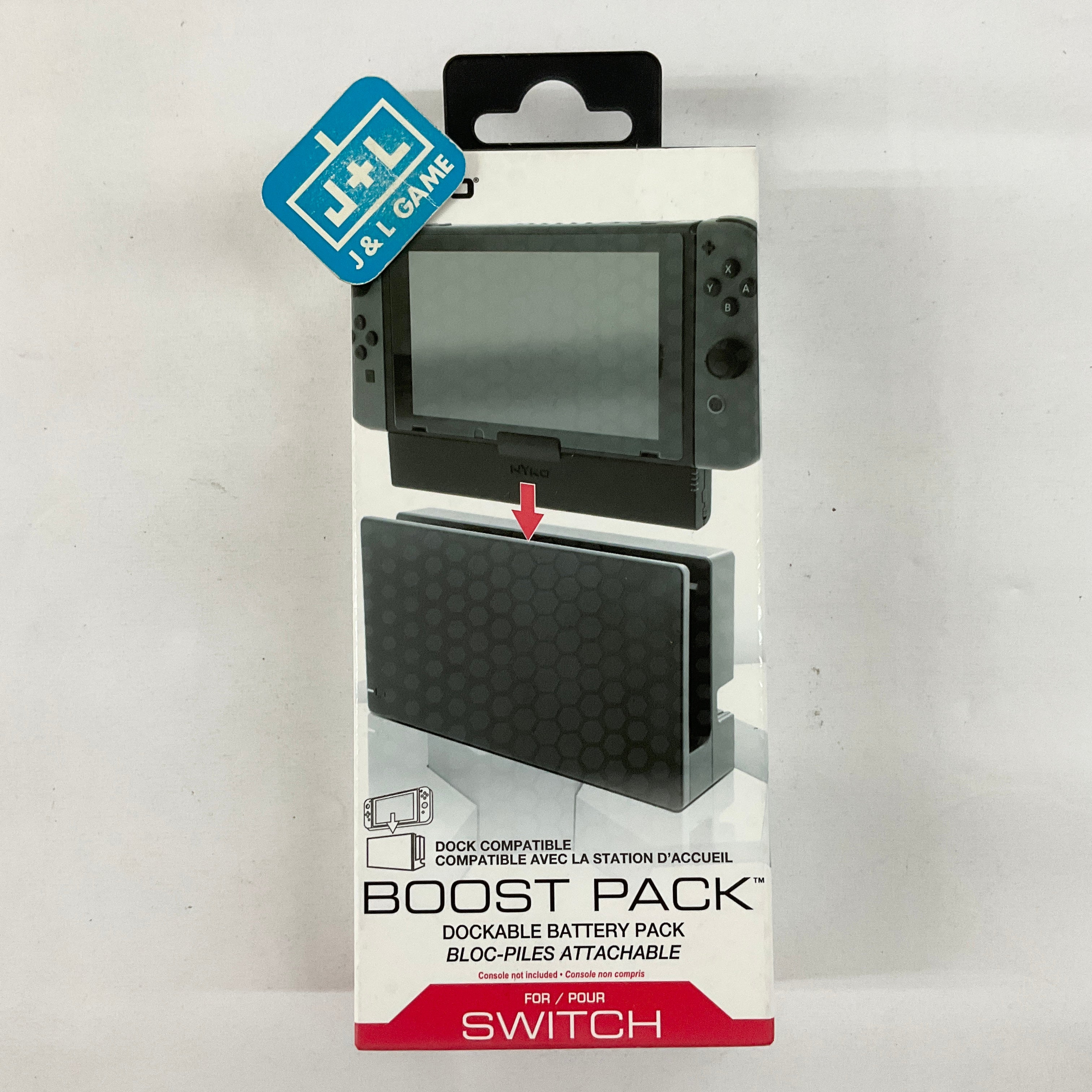 Nyko Nintendo Switch Boost Pak (NSW) Nintendo Switch J&L Game