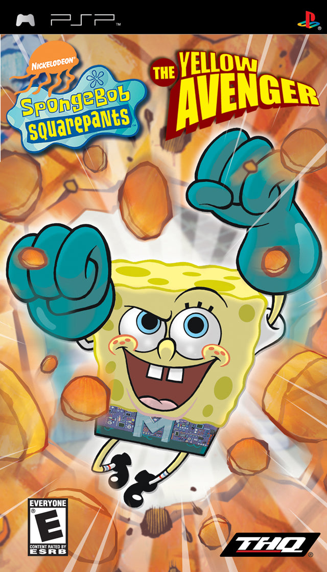 Spongebob Squarepants: The Yellow Avenger - Sony PSP [Pre-Owned] Video Games THQ   