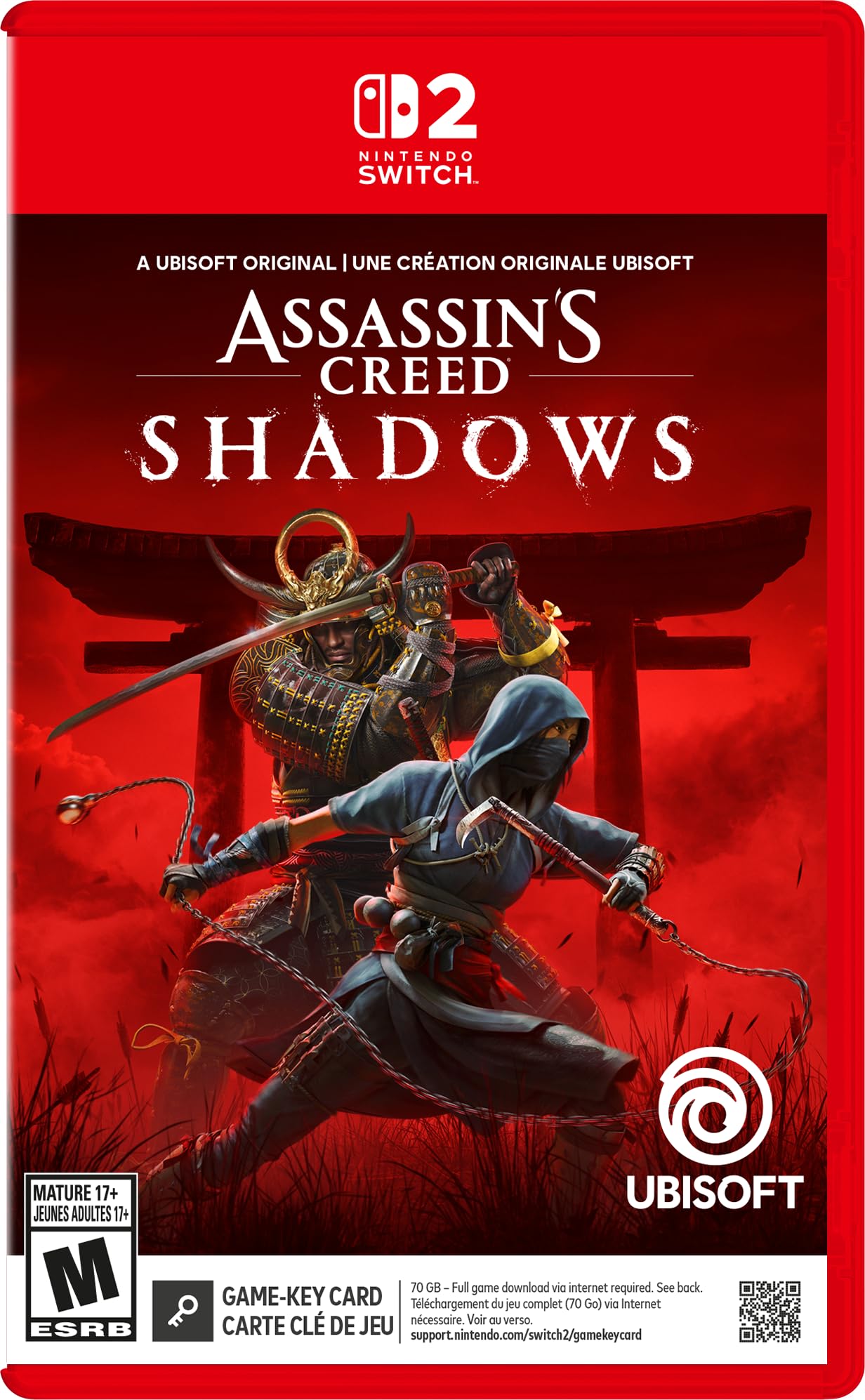 Assassin's Creed Shadows (NS2) Nintendo Switch J&L Game