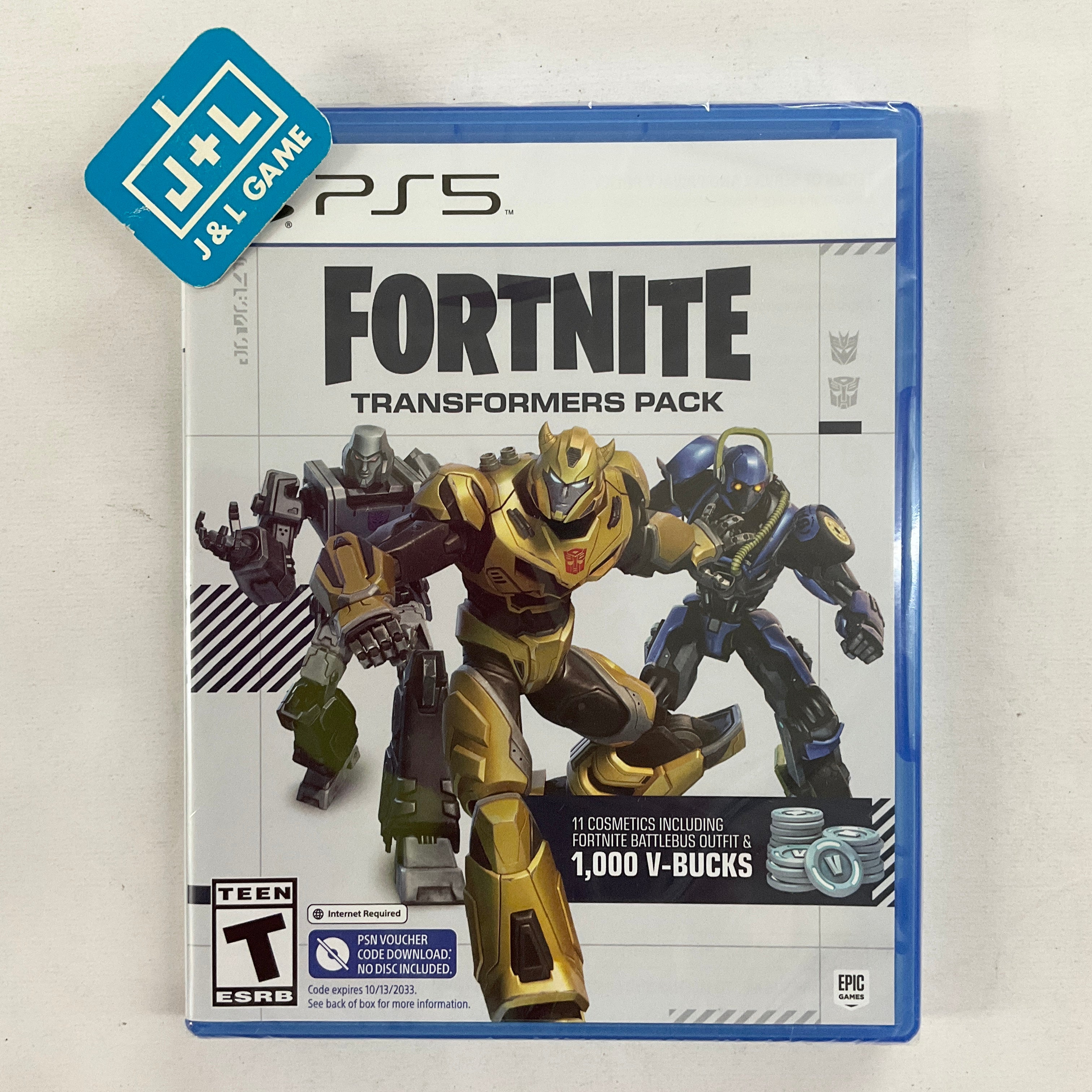 Fortnite Transformers Pack (PS5) PlayStation J&L Game