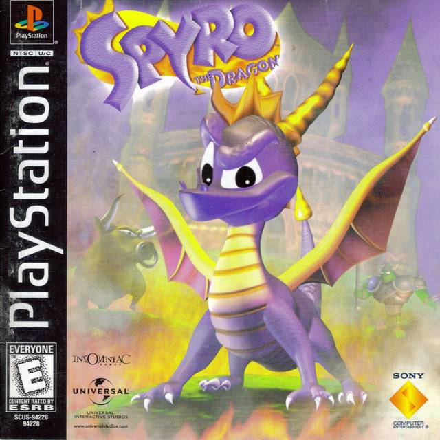Spyro the Dragon - (PS1) PlayStation 1 [Pre-Owned] Video Games SCEA   