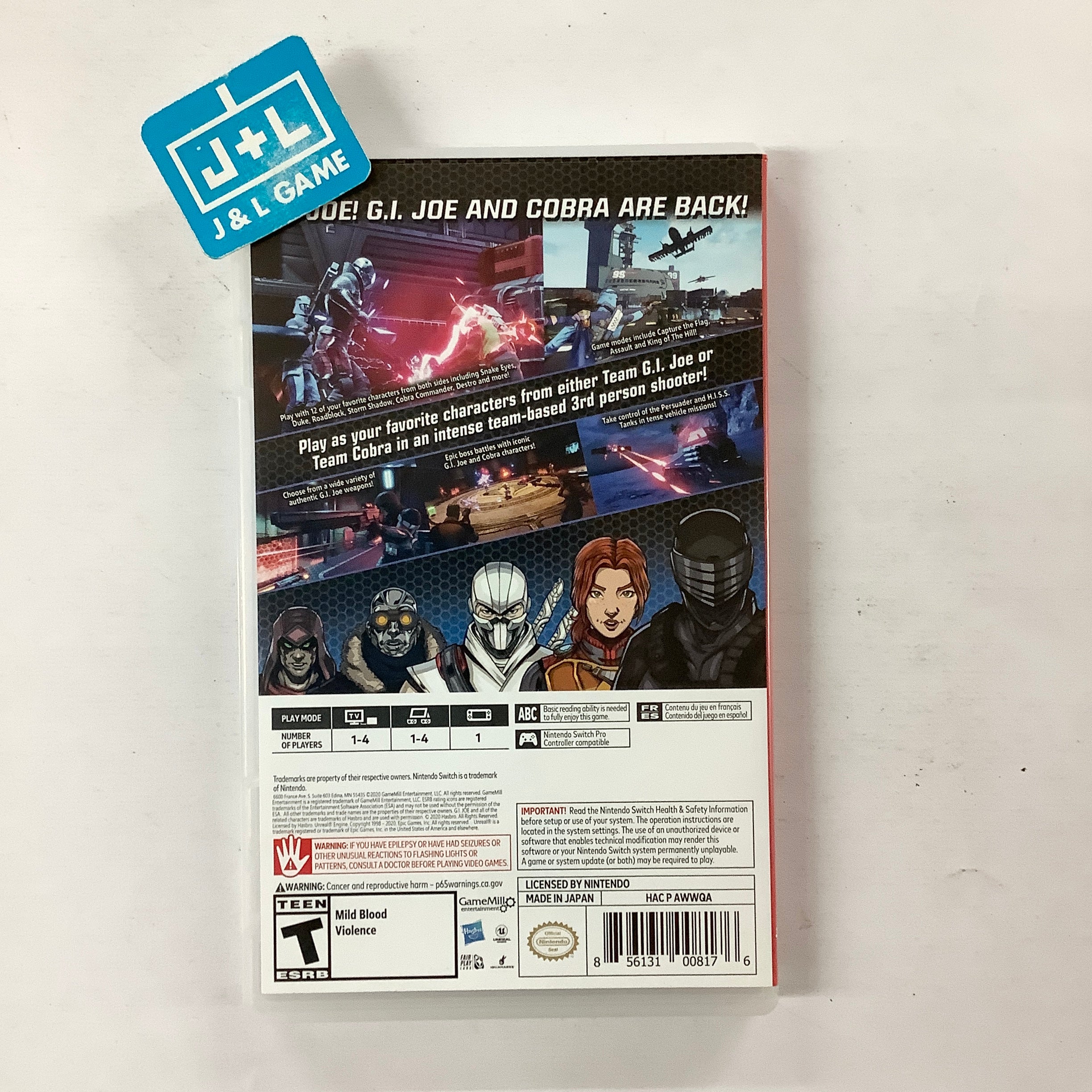 G.I. Joe: Operation Blackout - (NSW) Nintendo Switch [Pre-Owned] Video Games GameMill Entertainment   