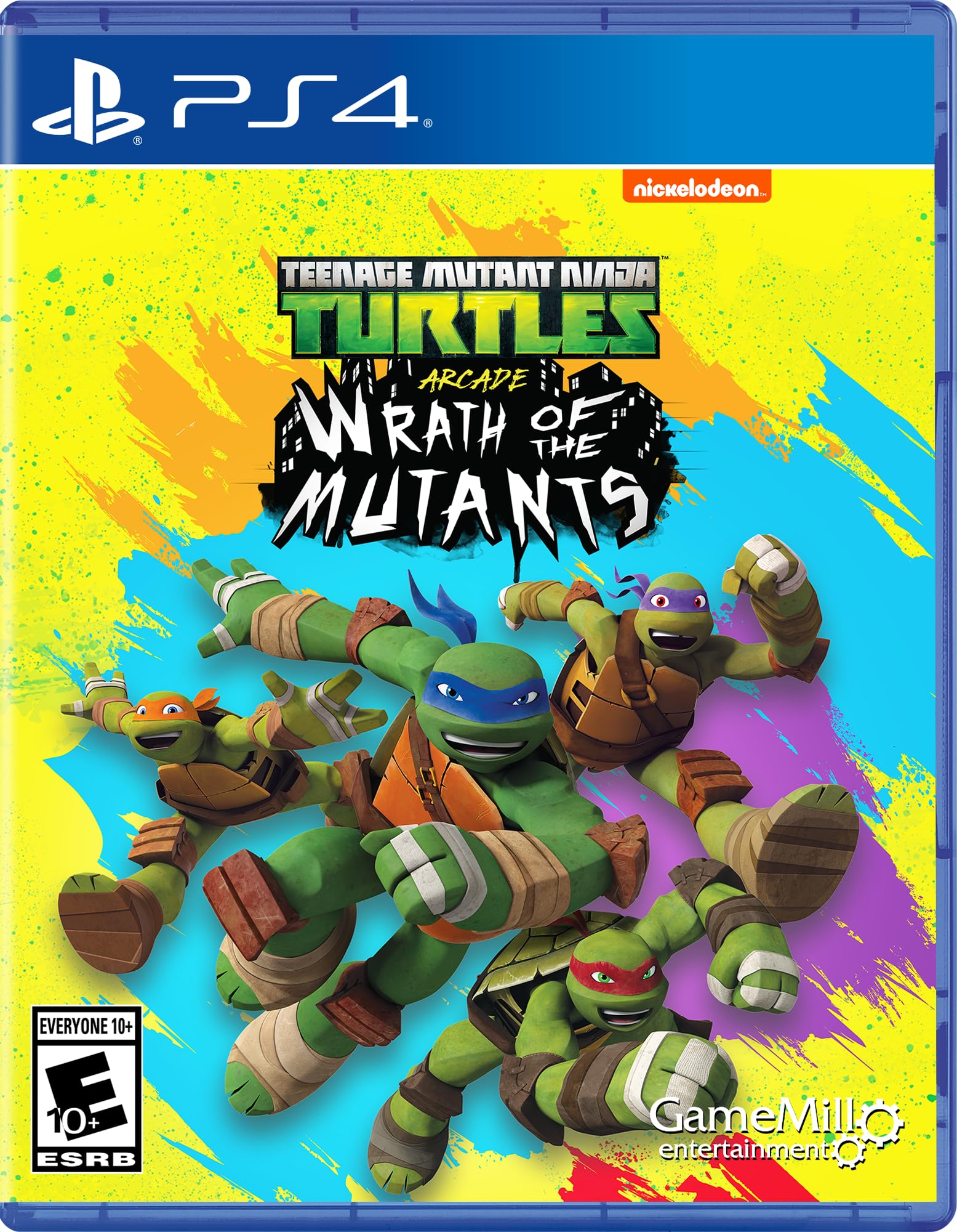 Teenage Mutant Ninja Turtles Arcade: Wrath of the Mutants - (PS4) PlayStation 4 Video Games Game Mill   