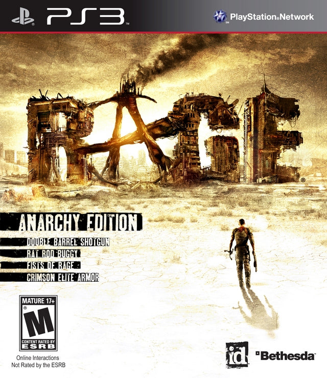 Rage (Anarchy Edition) - (PS3) PlayStation 3 [Pre-Owned] Video Games Bethesda Softworks   