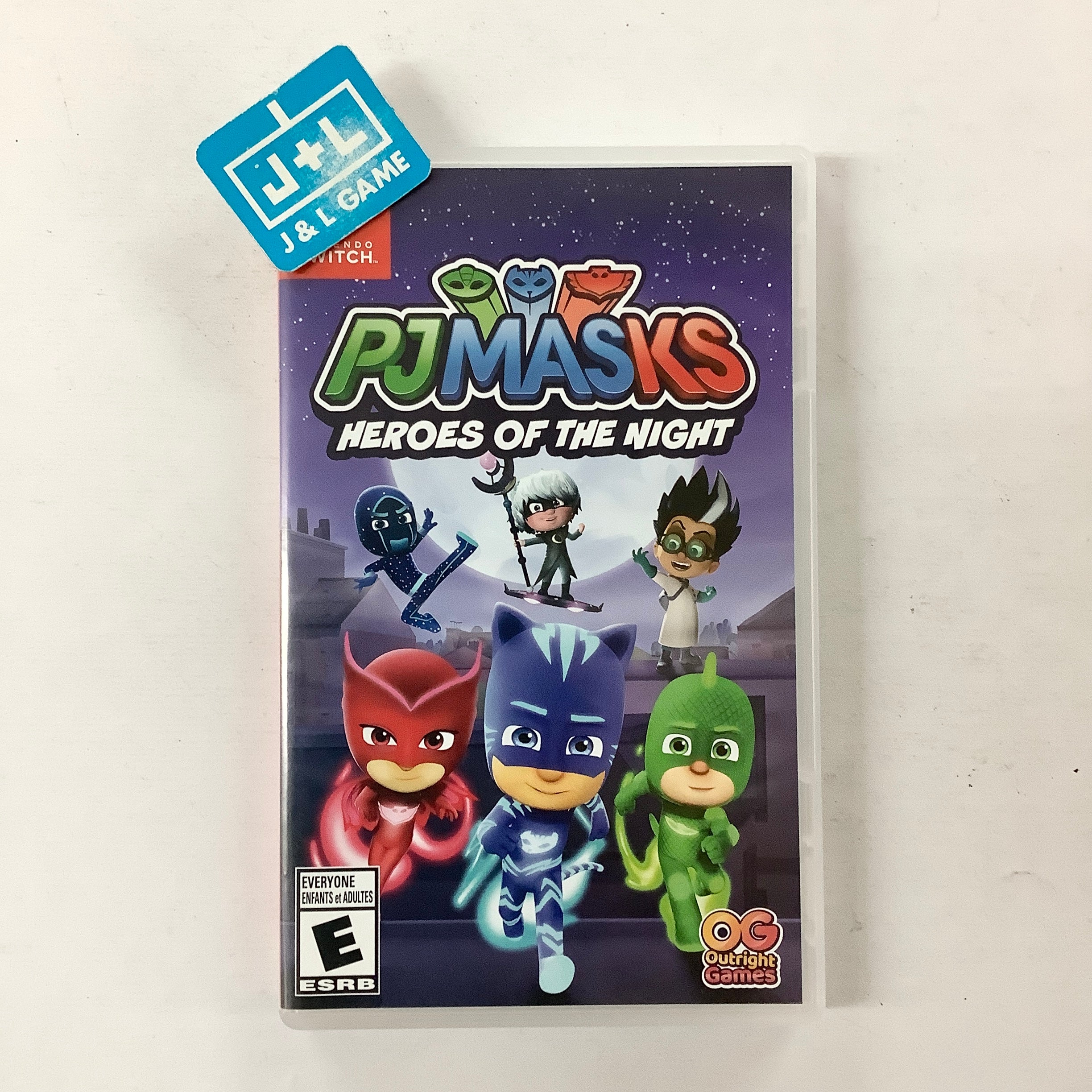 PJ Masks: Heroes of The Night - (NSW) Nintendo Switch [UNBOXING] Video Games Outright Games   