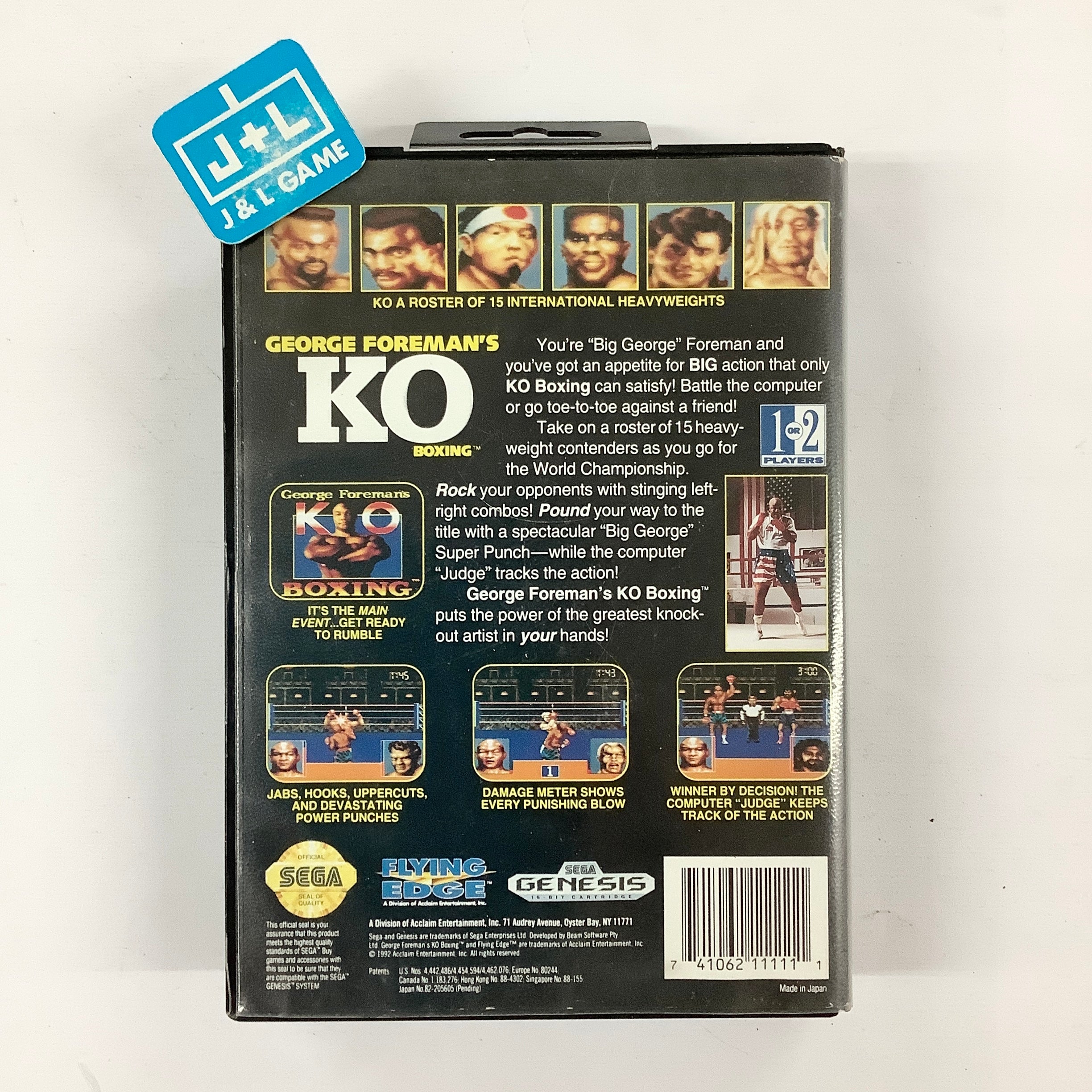 George Foreman's KO Boxing - (SG) SEGA Genesis [Pre-Owned] Video Games Flying Edge   