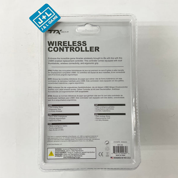 TTX Playstation 3 Universal Wireless Controller (Blue) (PS3) PlaySta J&L Video Games New