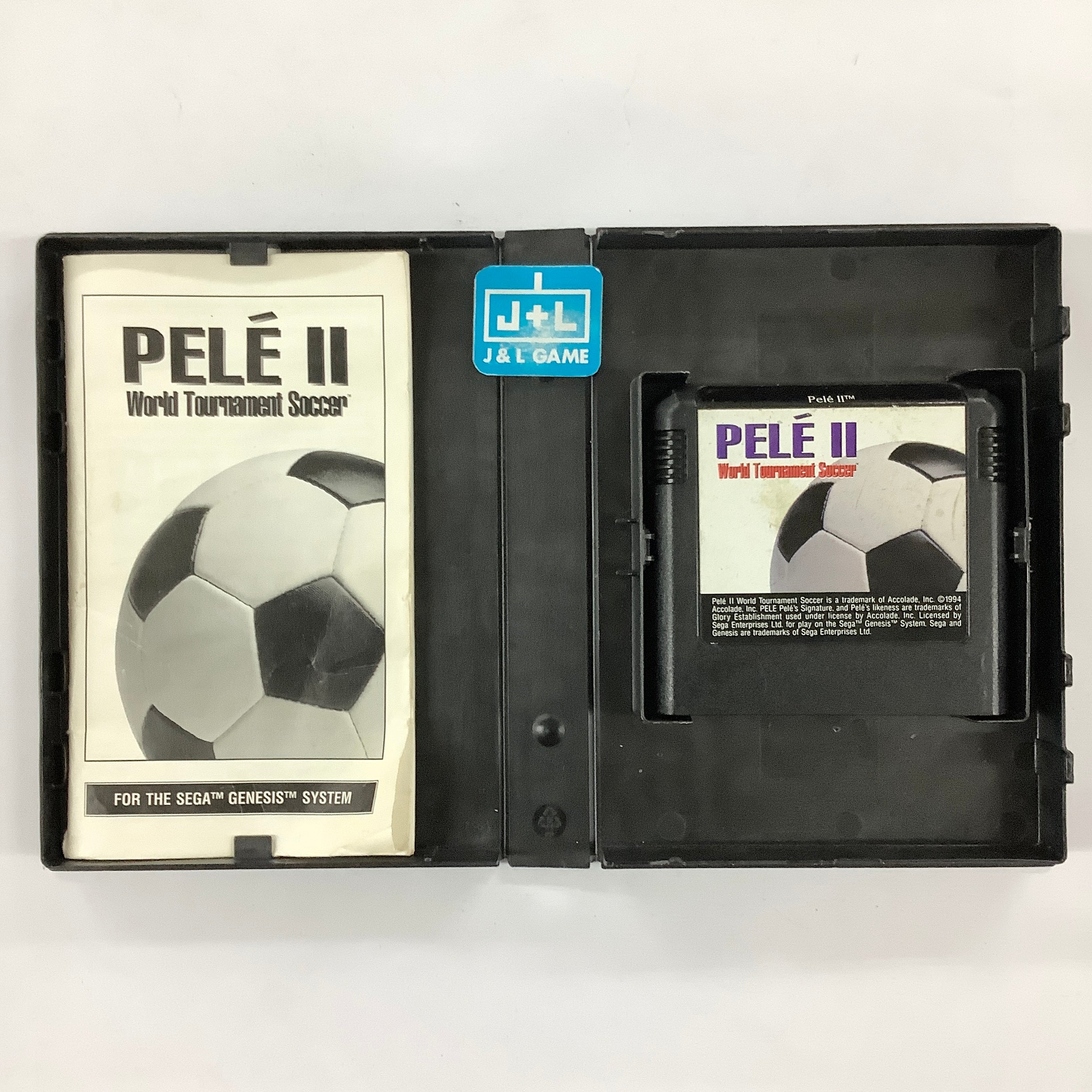 Pele II: World Tournament Soccer - (SG) SEGA Genesis [Pre-Owned] Video Games Accolade   
