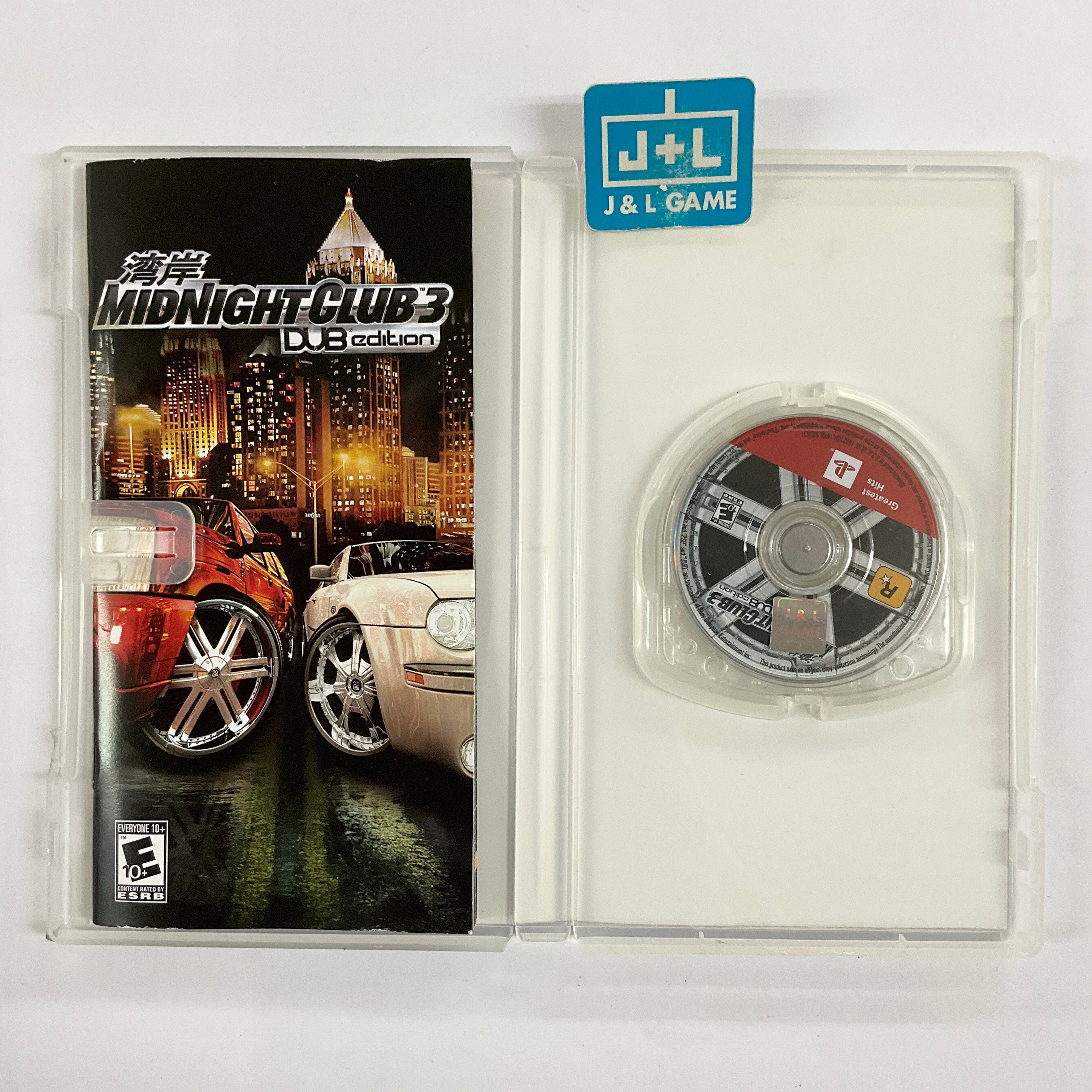 Midnight Club 3: DUB Edition (Greatest Hits) - SONY PSP [Pre-Owned] Video Games Rockstar Games   