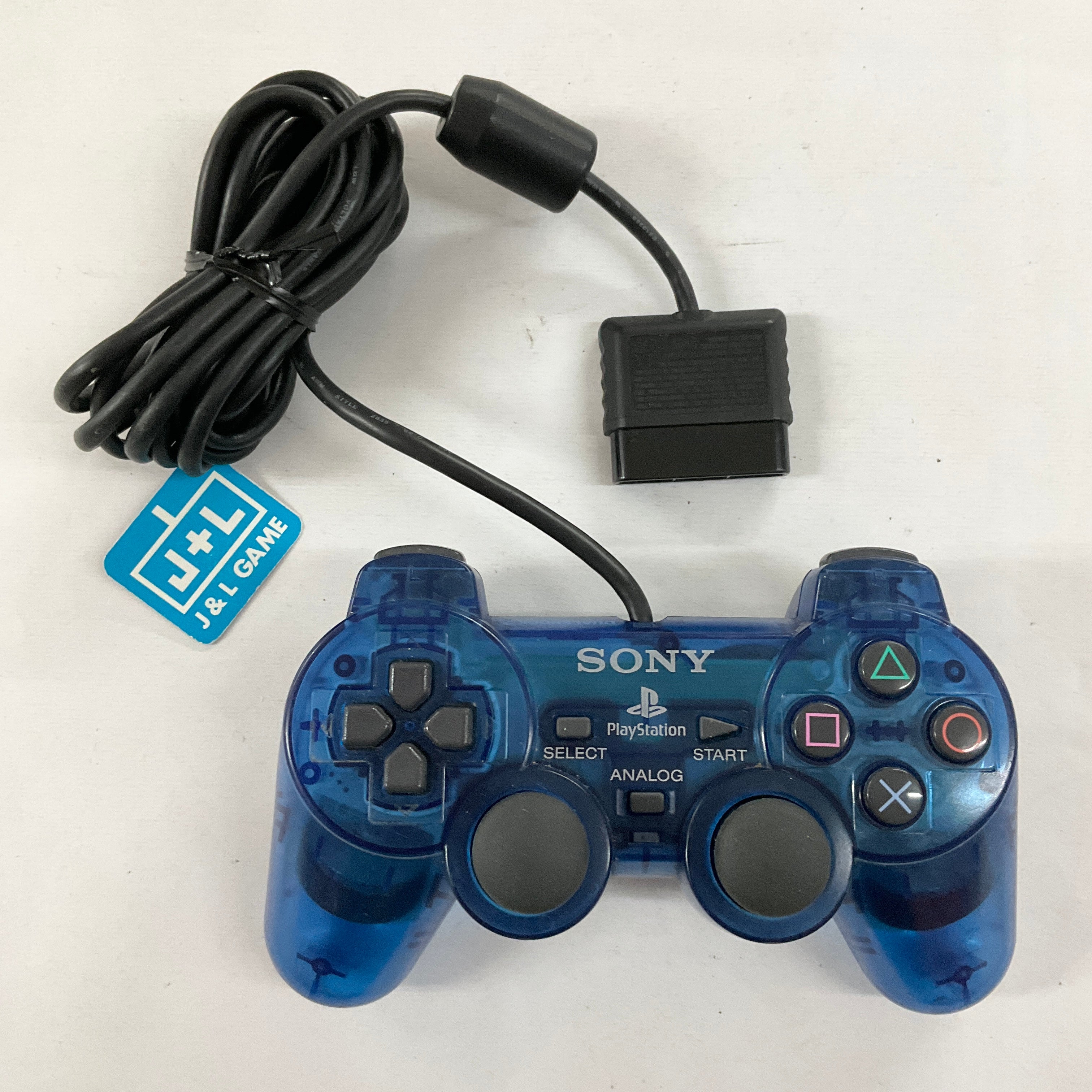 Sony DualShock Controller (Clear Blue) (PS2) PlayStation
