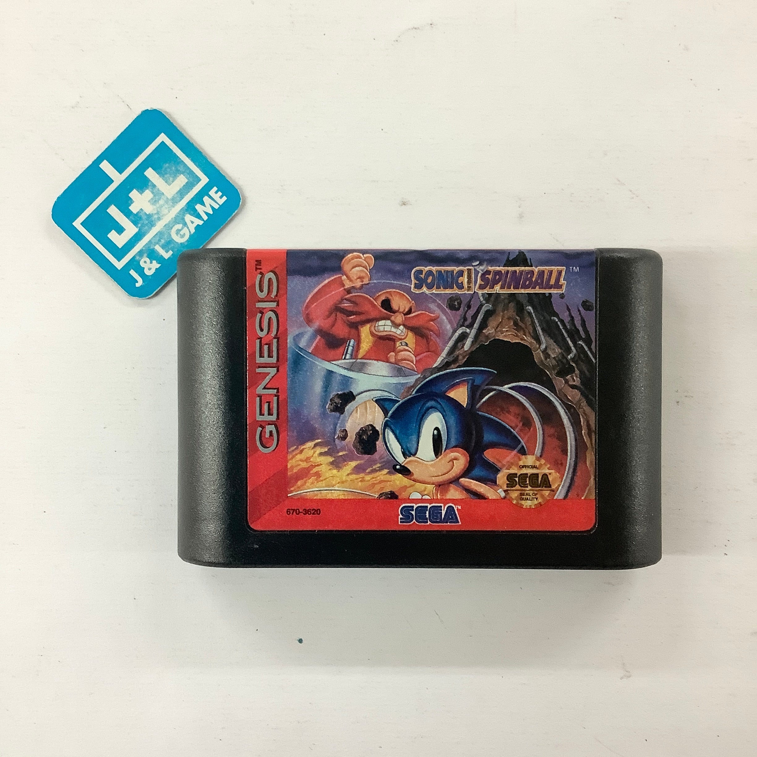 Sonic the Hedgehog Spinball - (SG) SEGA Genesis [Pre-Owned] Video Games Sega   
