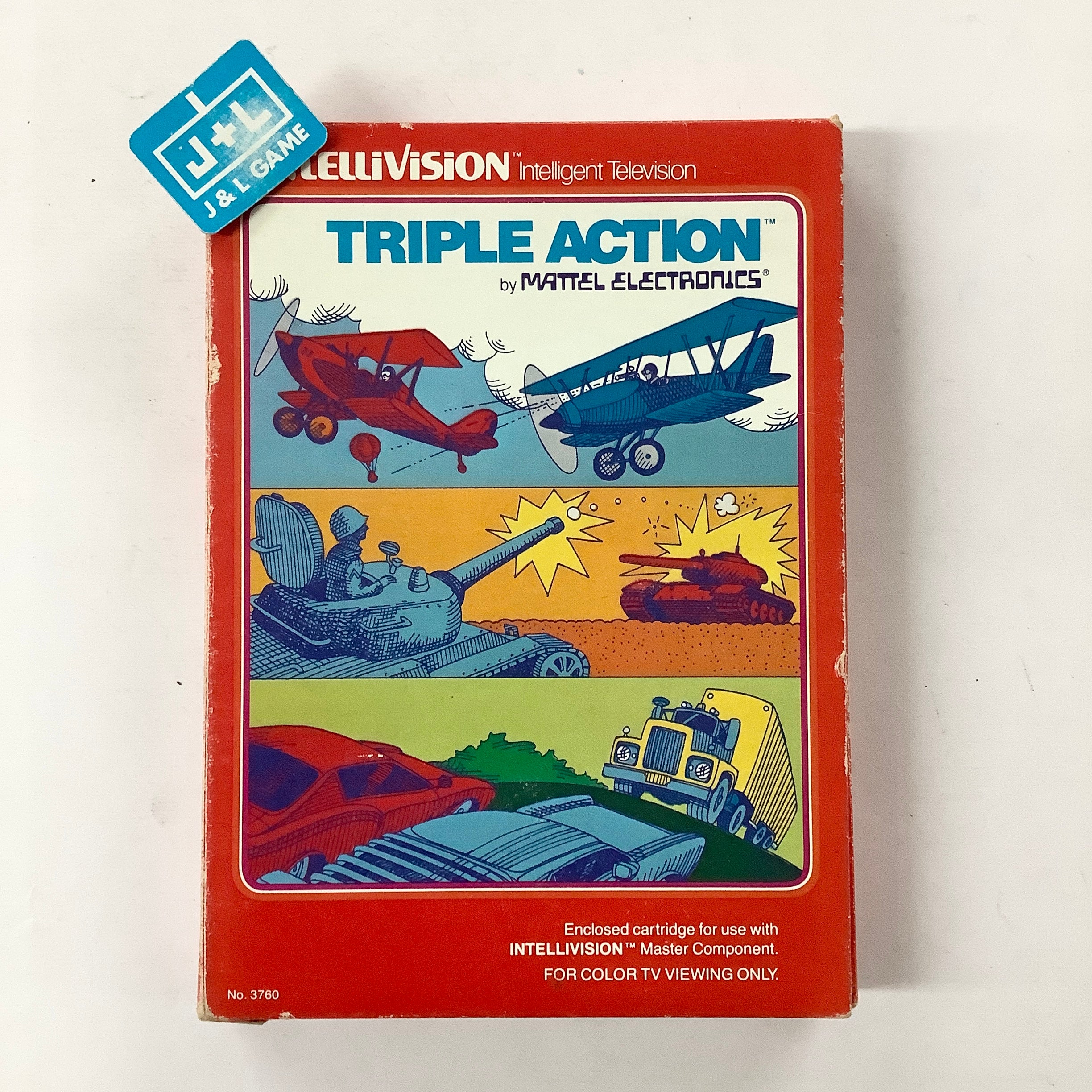 Triple Action (INTV) Intellivision [Pre-Owned] J&L Game
