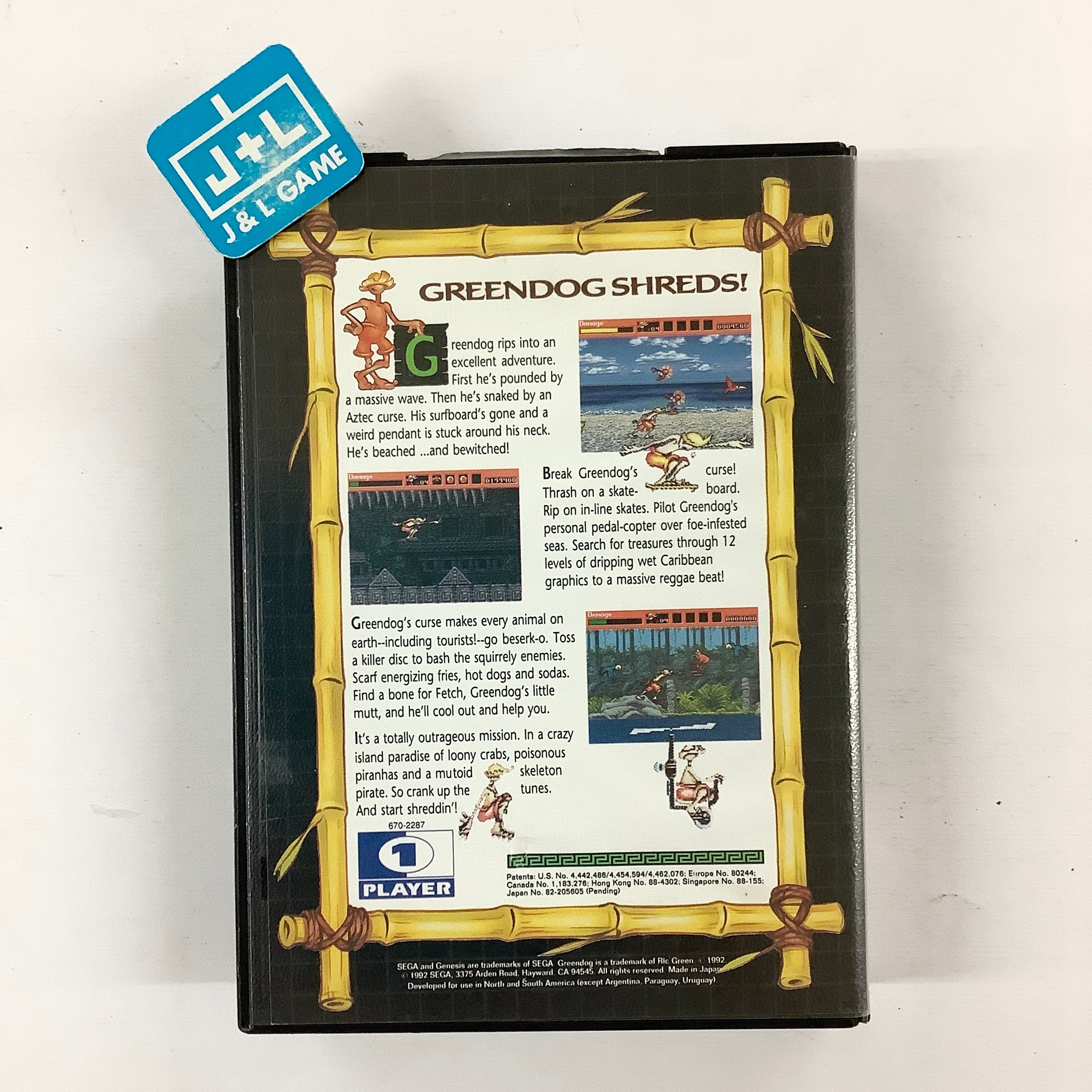 Greendog: The Beached Surfer Dude! - (SG) SEGA Genesis [Pre-Owned] Video Games Sega   