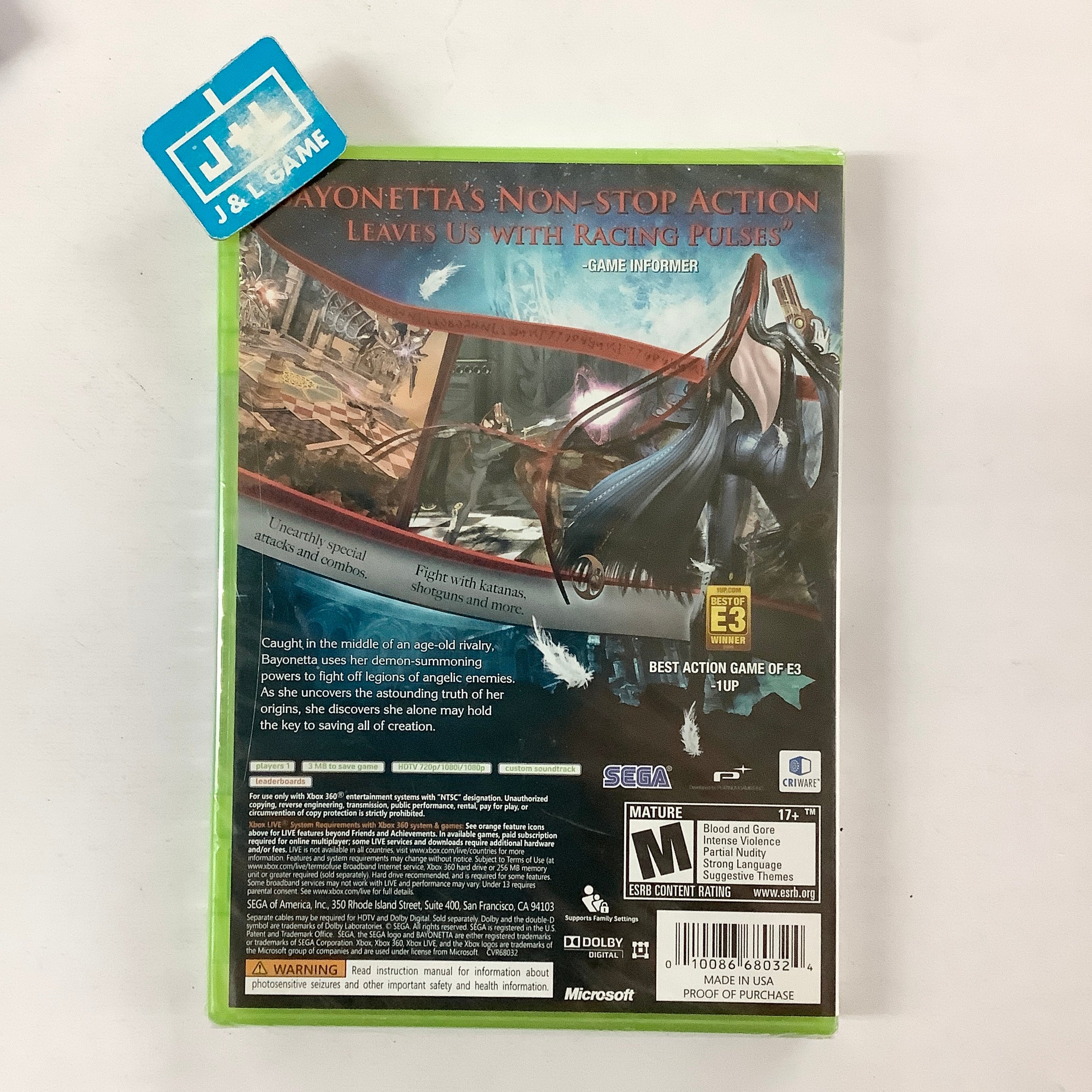 Bayonetta - Xbox 360 Video Games SEGA   