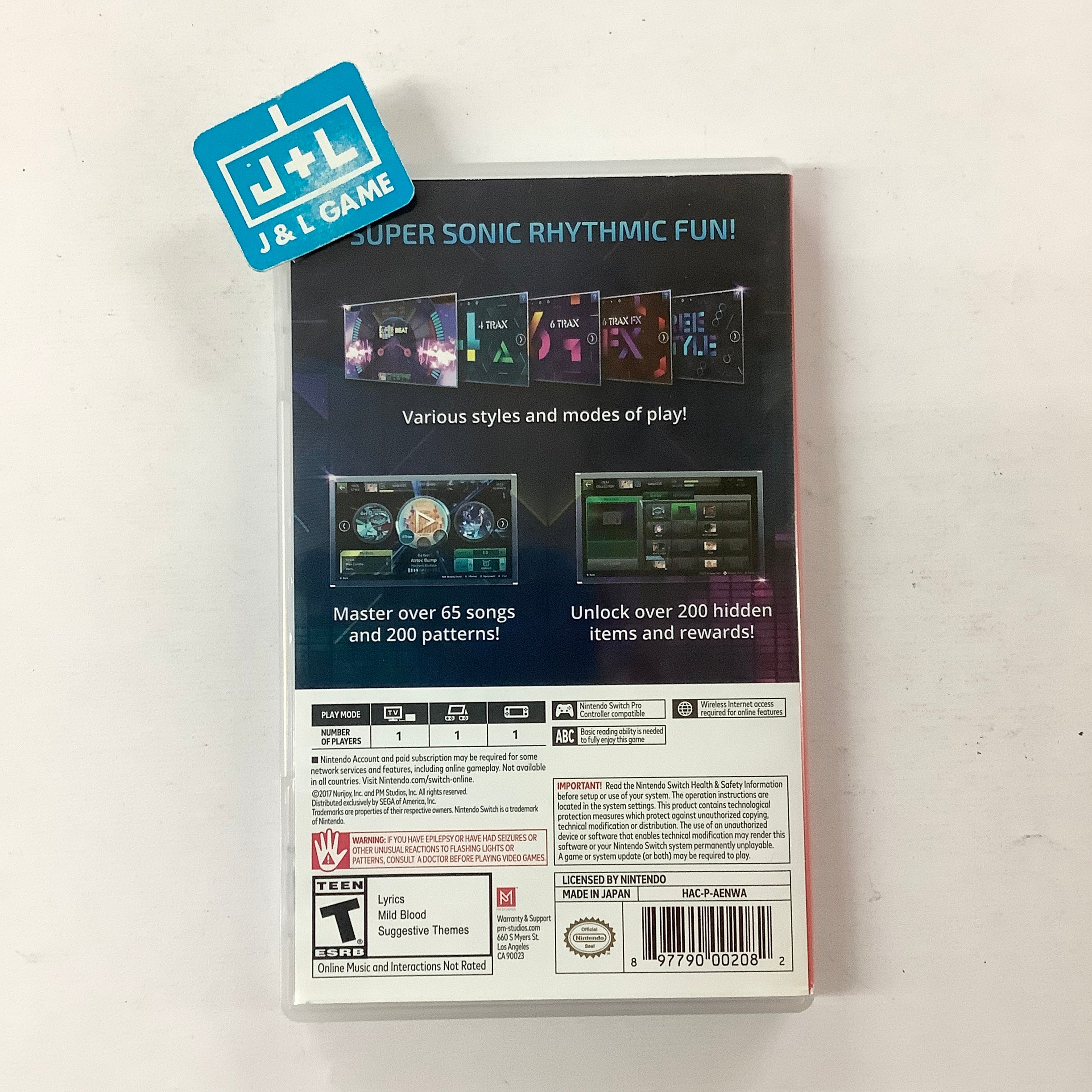 SUPERBEAT: XONiC - (NSW) Nintendo Switch [Pre-Owned] Video Games PM Studios   