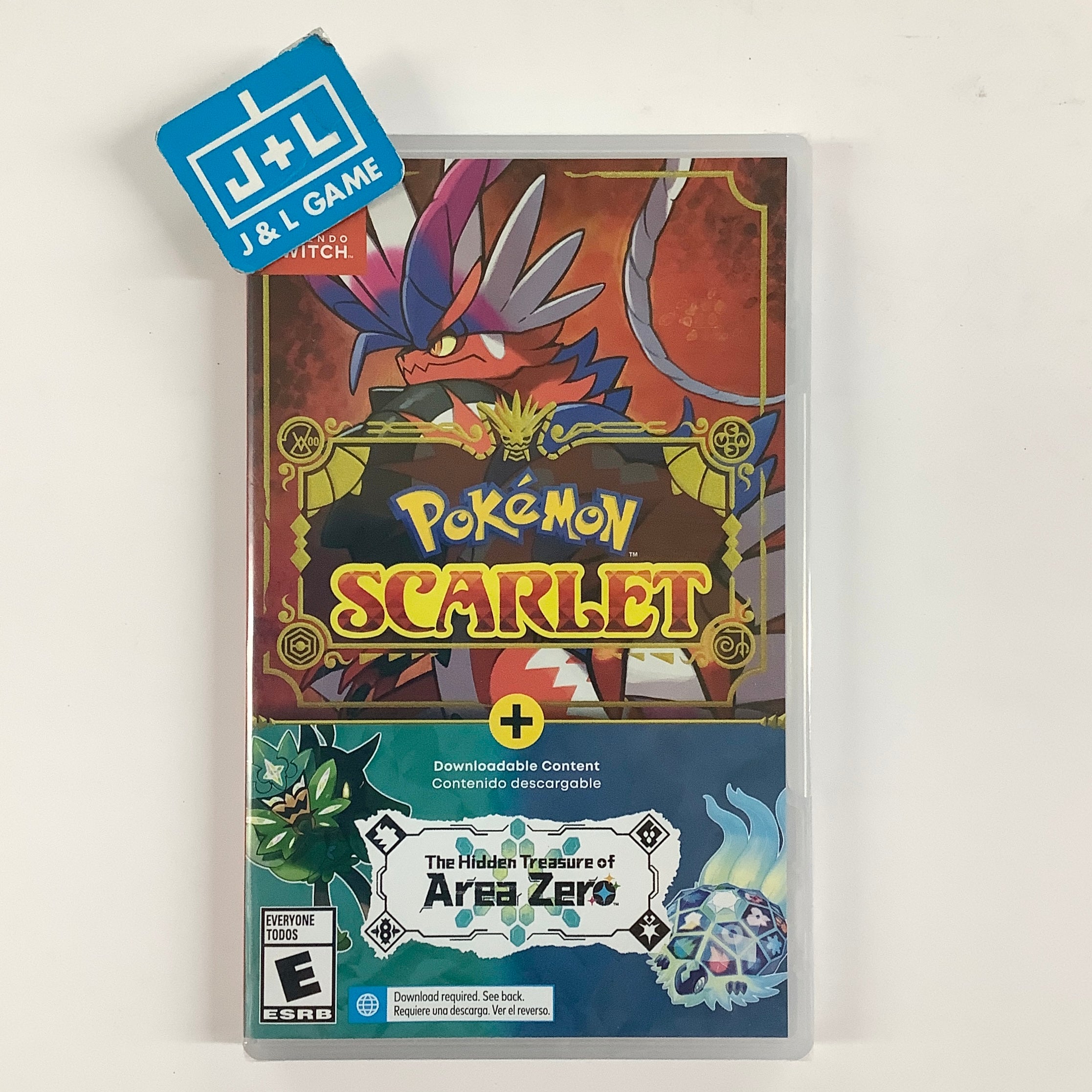 Pokémon Scarlet + The Hidden Treasure of Area Zero Bundle - (NSW) Nintendo Switch Video Games Nintendo