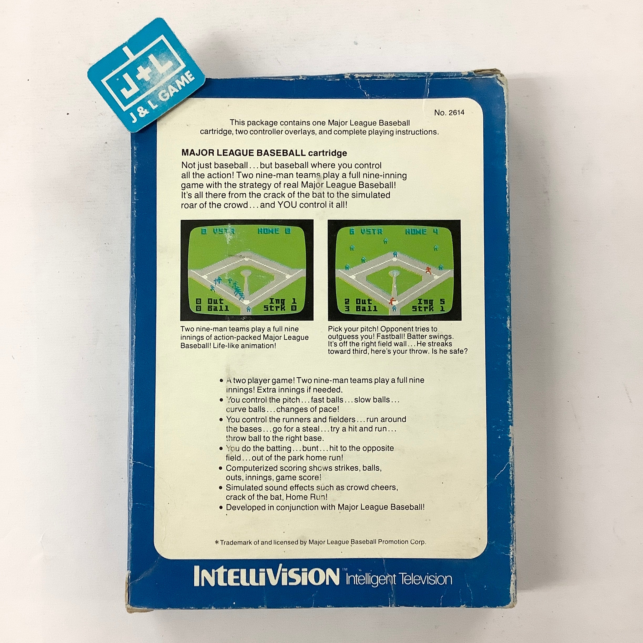 Major League Baseball - (INTV) Intellivision [Pre-Owned] Toy 3M   