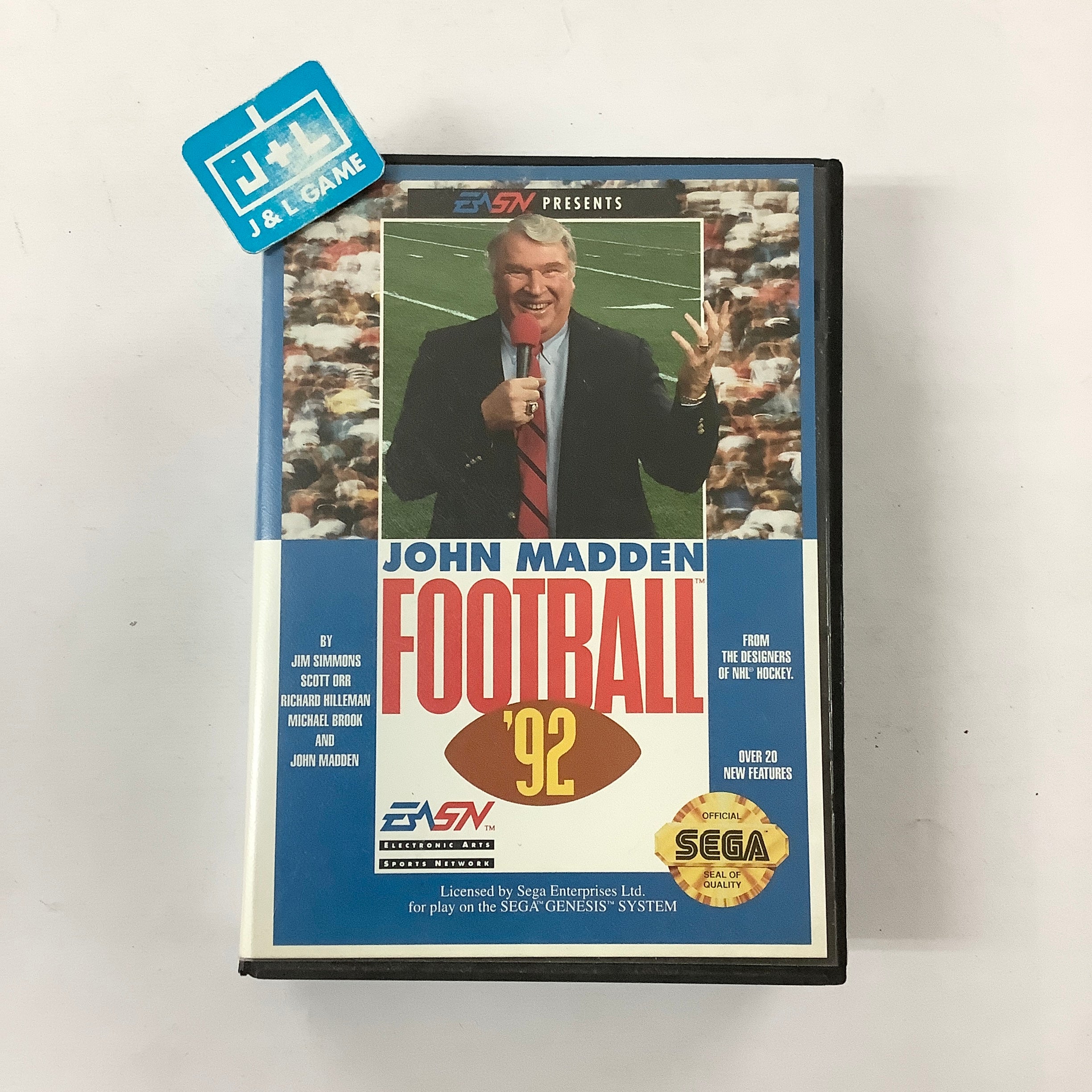 John Madden Football '92 - (SG) SEGA Genesis [Pre-Owned] Video Games Electronic Arts   