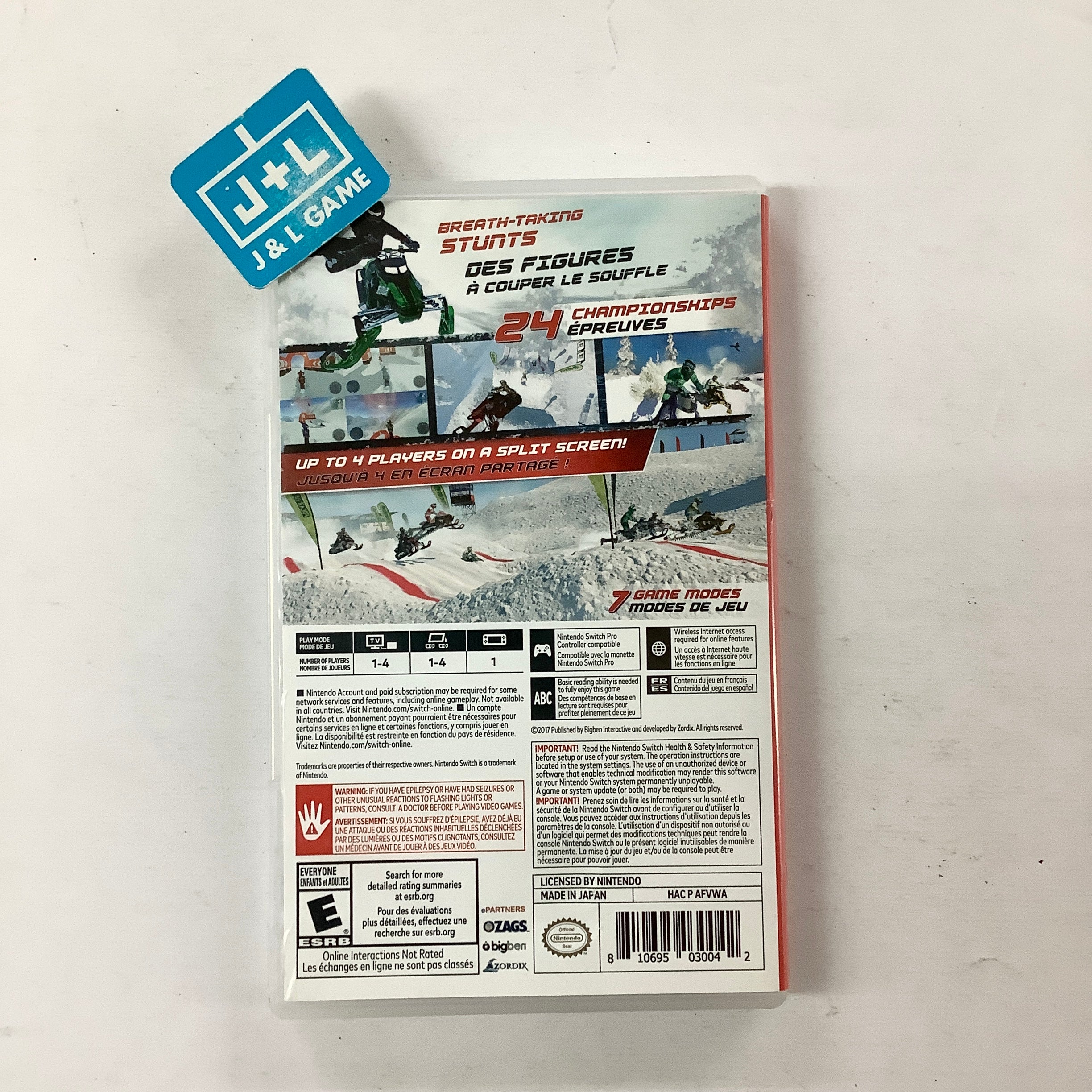 Snow Moto Racing Freedom - (NSW) Nintendo Switch [Pre-Owned] Video Games Bigben Interactive   