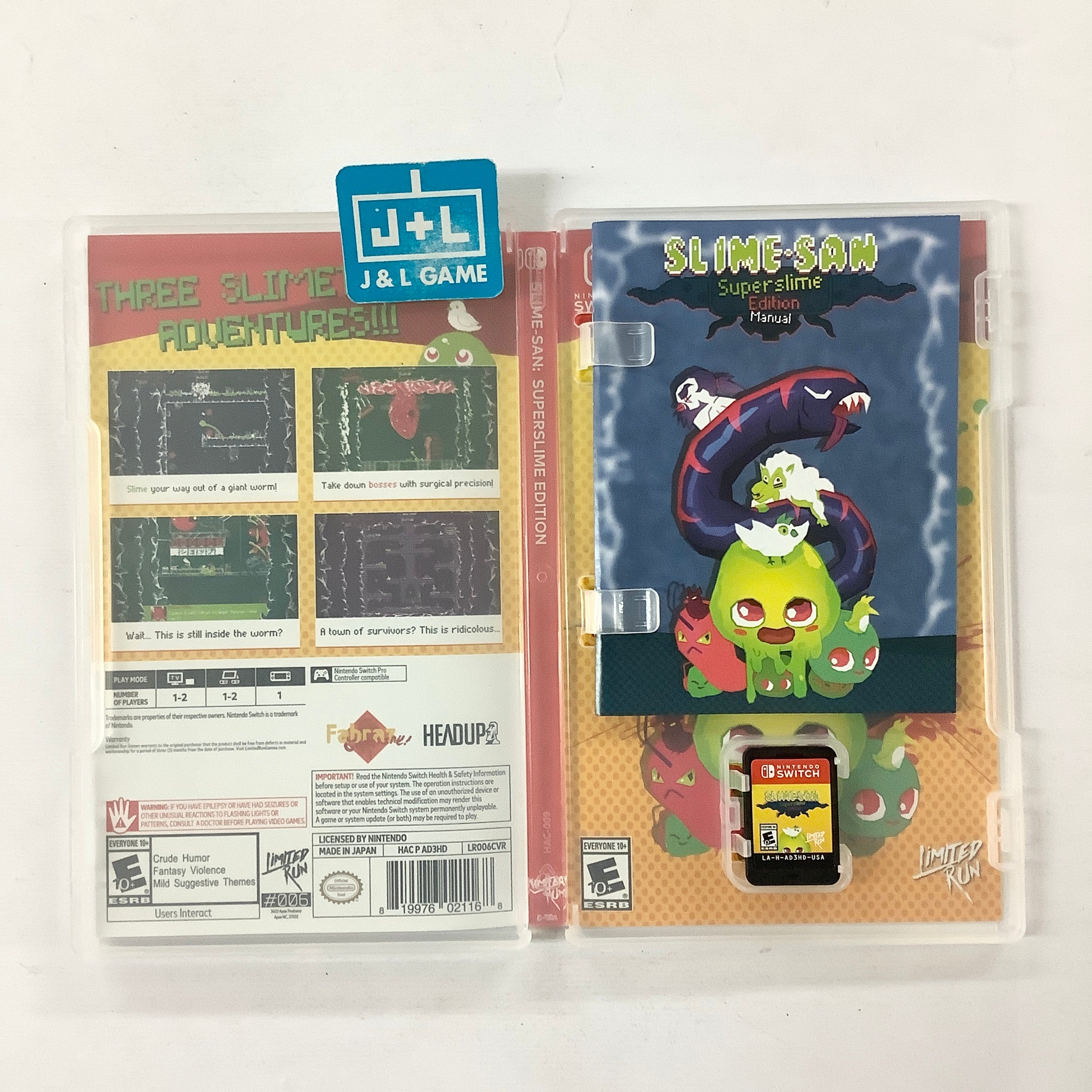 Slime-san: Superslime Edition (Limited Run #006) - (NSW) Nintendo Switch [Pre-Owned] Video Games Limited Run Games   