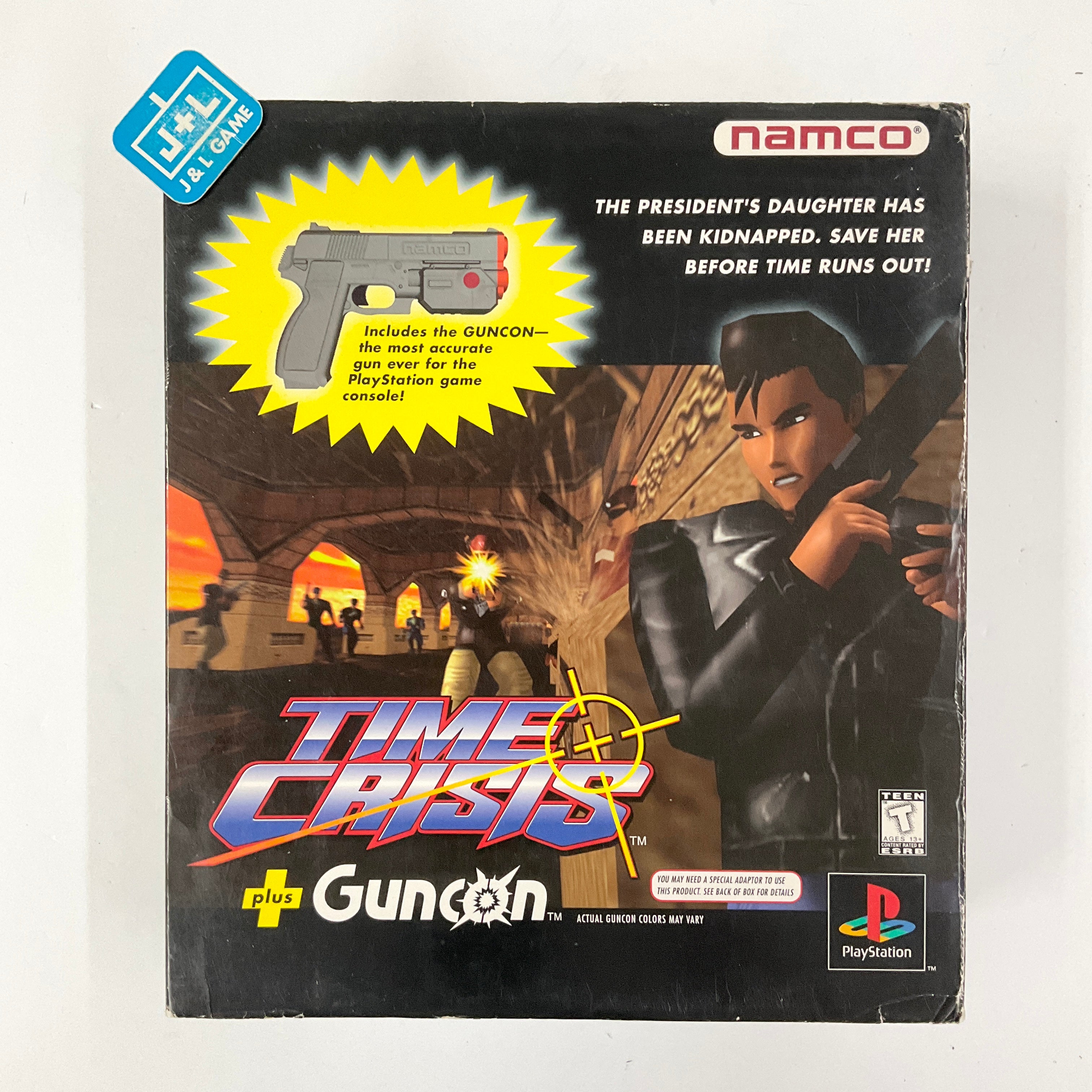 Time Crisis + Guncon - (PS1) PlayStation 1 [Pre-Owned] | J&L