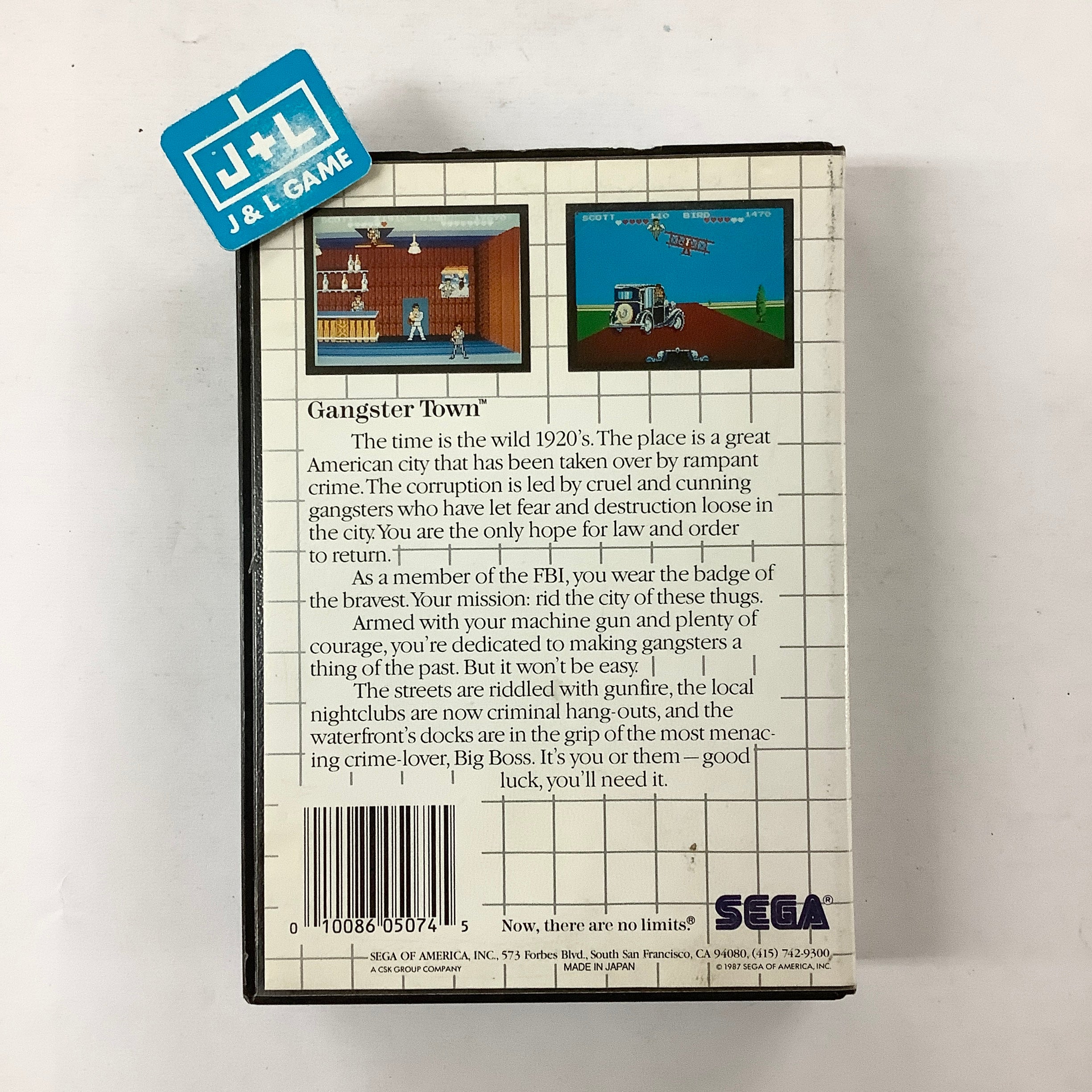 Gangster Town - SEGA Master System [Pre-Owned] Video Games Sega   