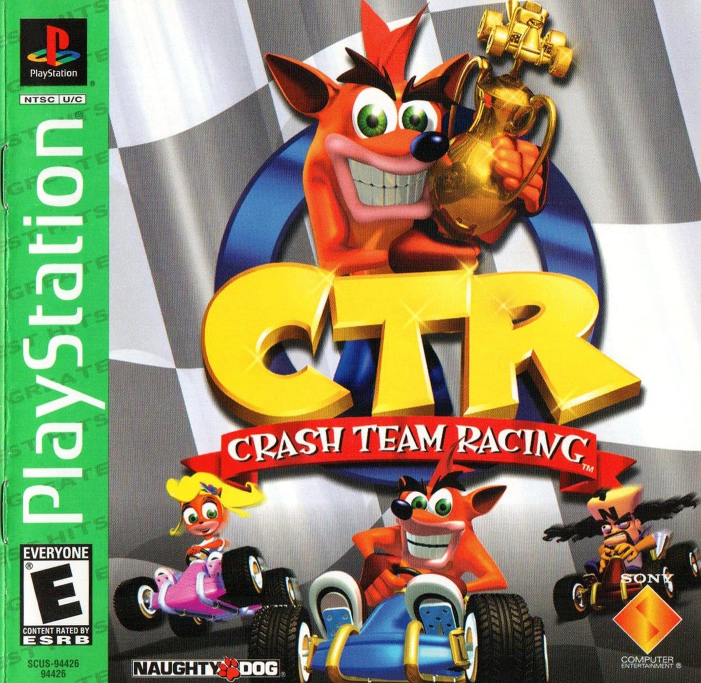 CTR Crash Team Racing (Greatest Hits) - (PS1) PlayStation 1 [Pre-Owned] Video Games SCEA   