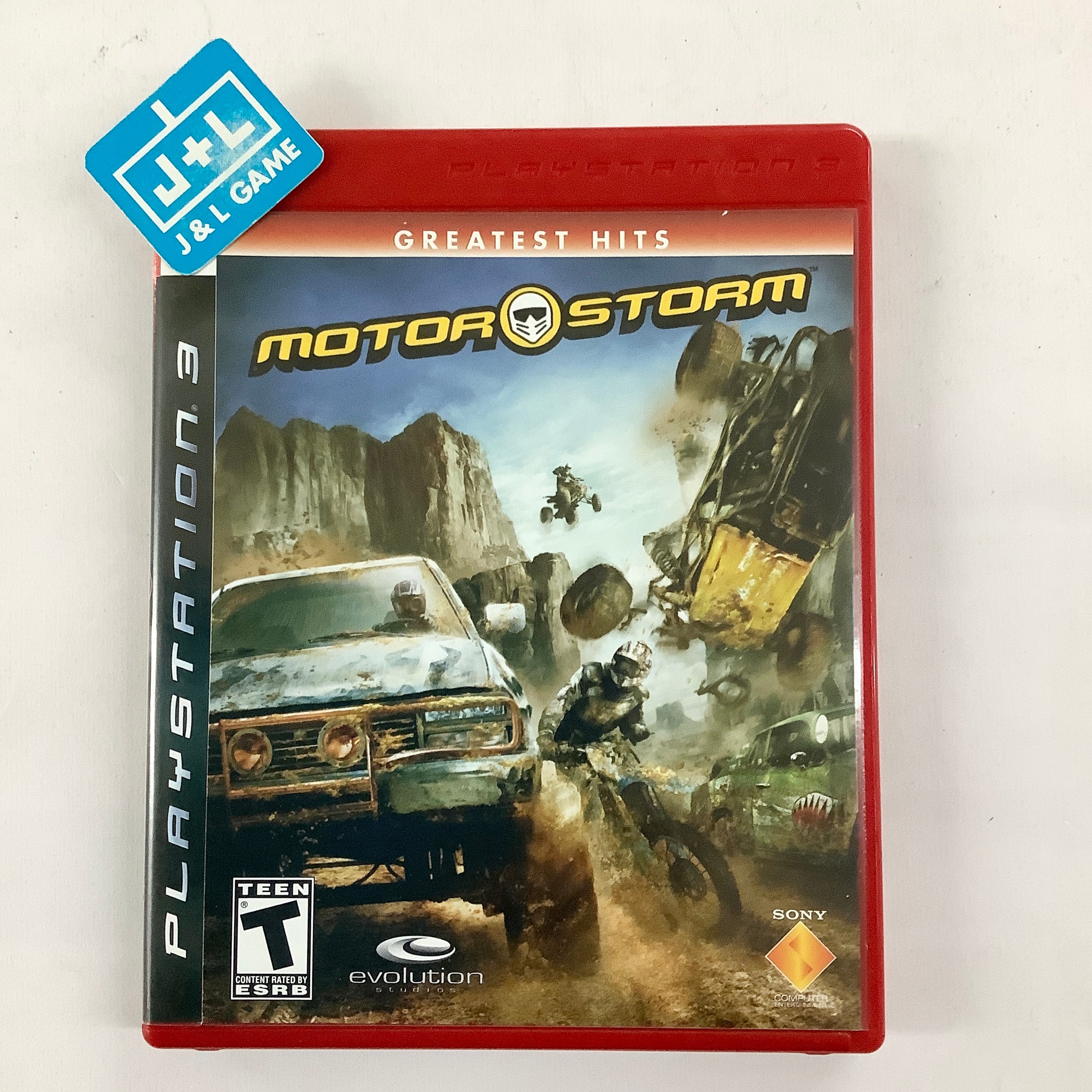 ゲーム数極少プラグ済 STORM MOTOR 15P MotorStorm (Greatest Hits) - (PS3) PlayStation 3 [Pre-Owned] | J&L