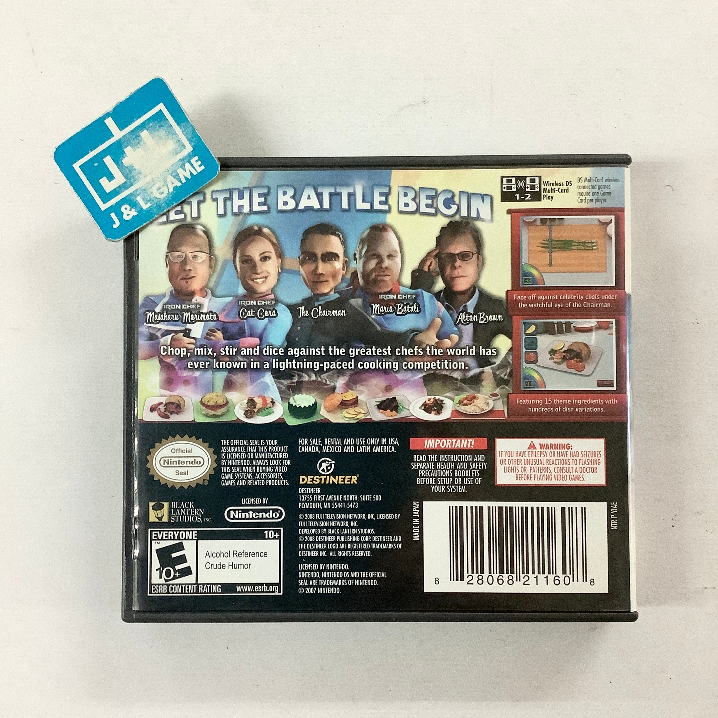 Iron Chef America: Supreme Cuisine - (NDS) Nintendo DS [Pre-Owned]