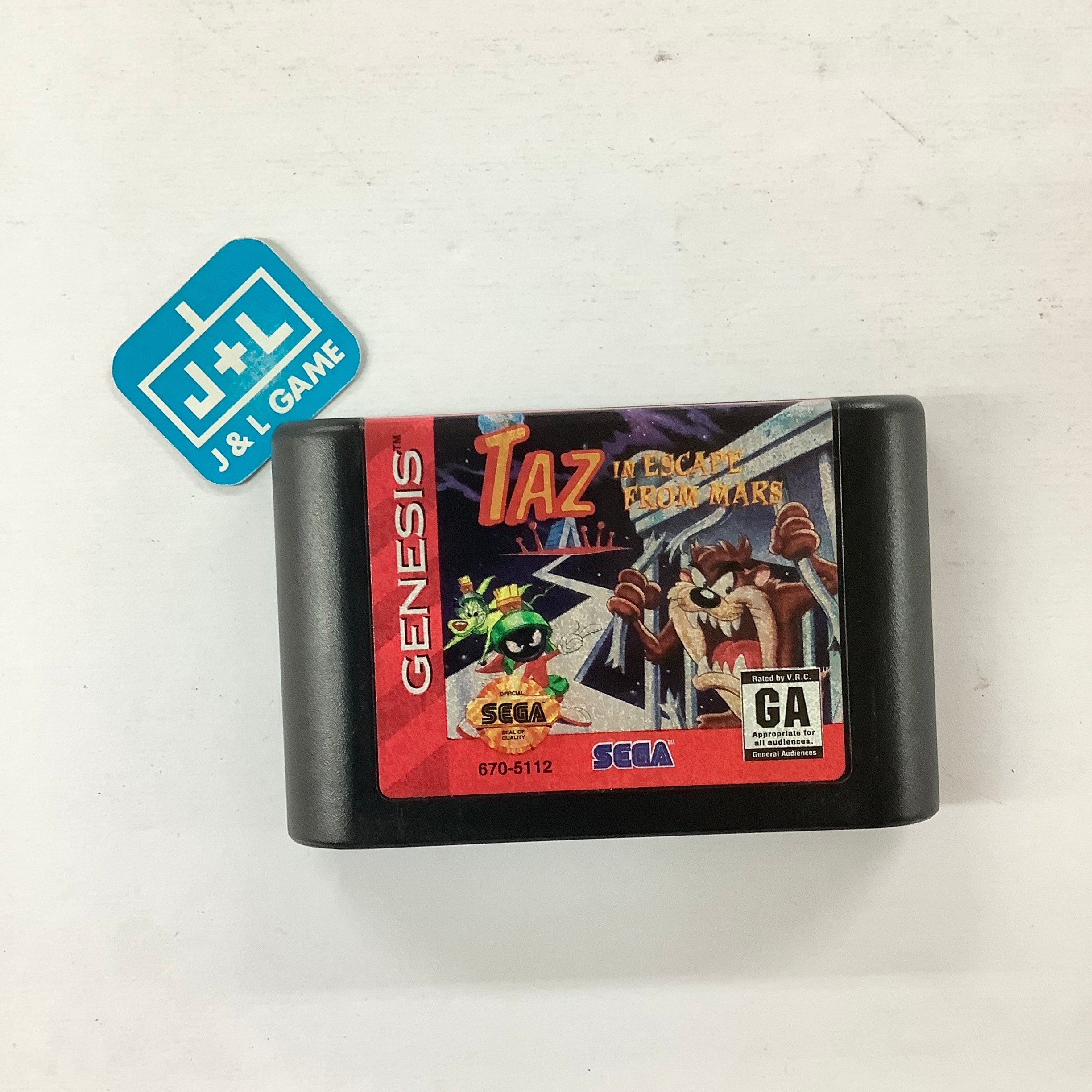 送料無料 北米版 海外版メガドライブ Taz in Escape from Mars