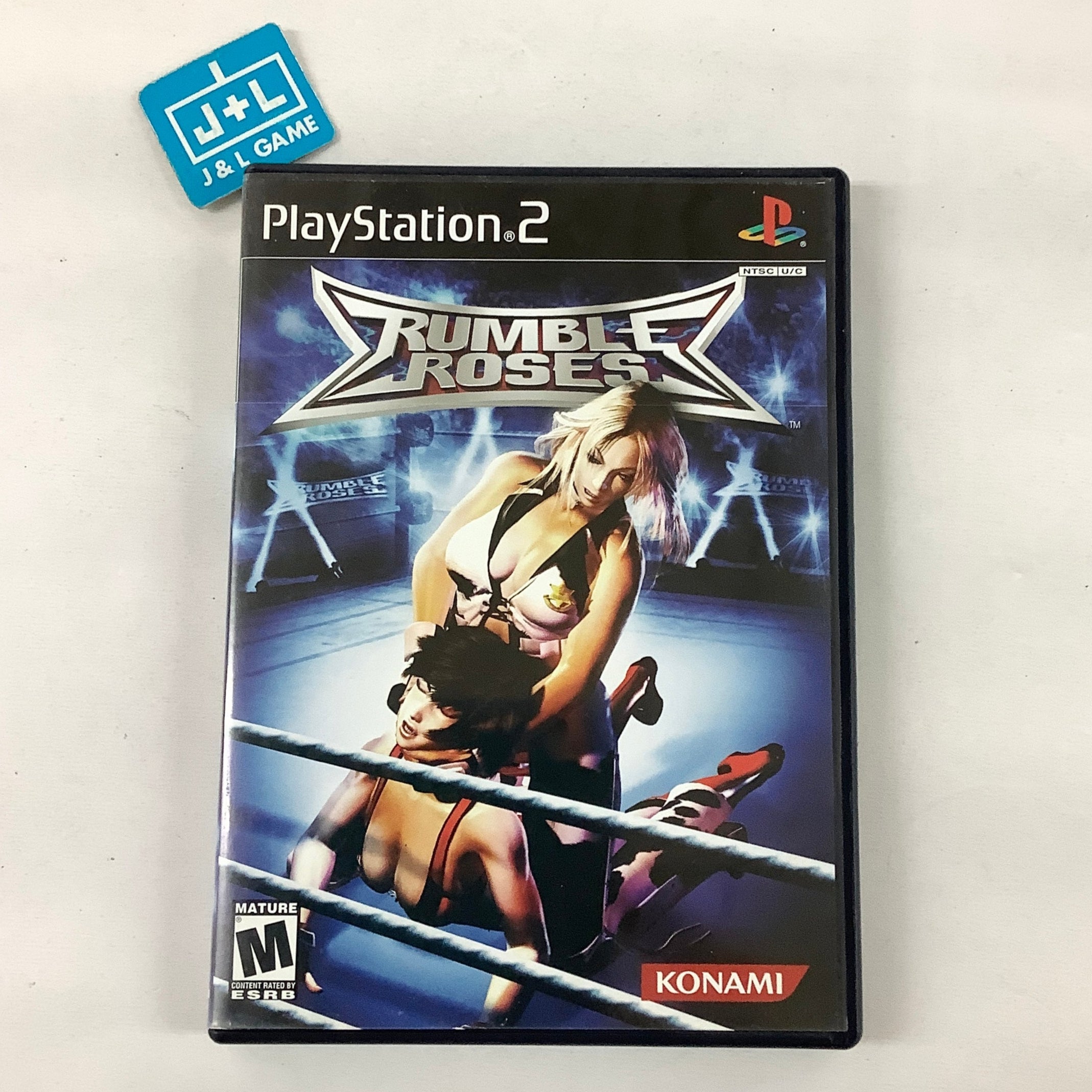 PS2販促ポスター RUMBLEROSES PlayStation2 プレステ2 PS2 Rumble Roses Sony PlayStation 2 Video Game Import JAPAN