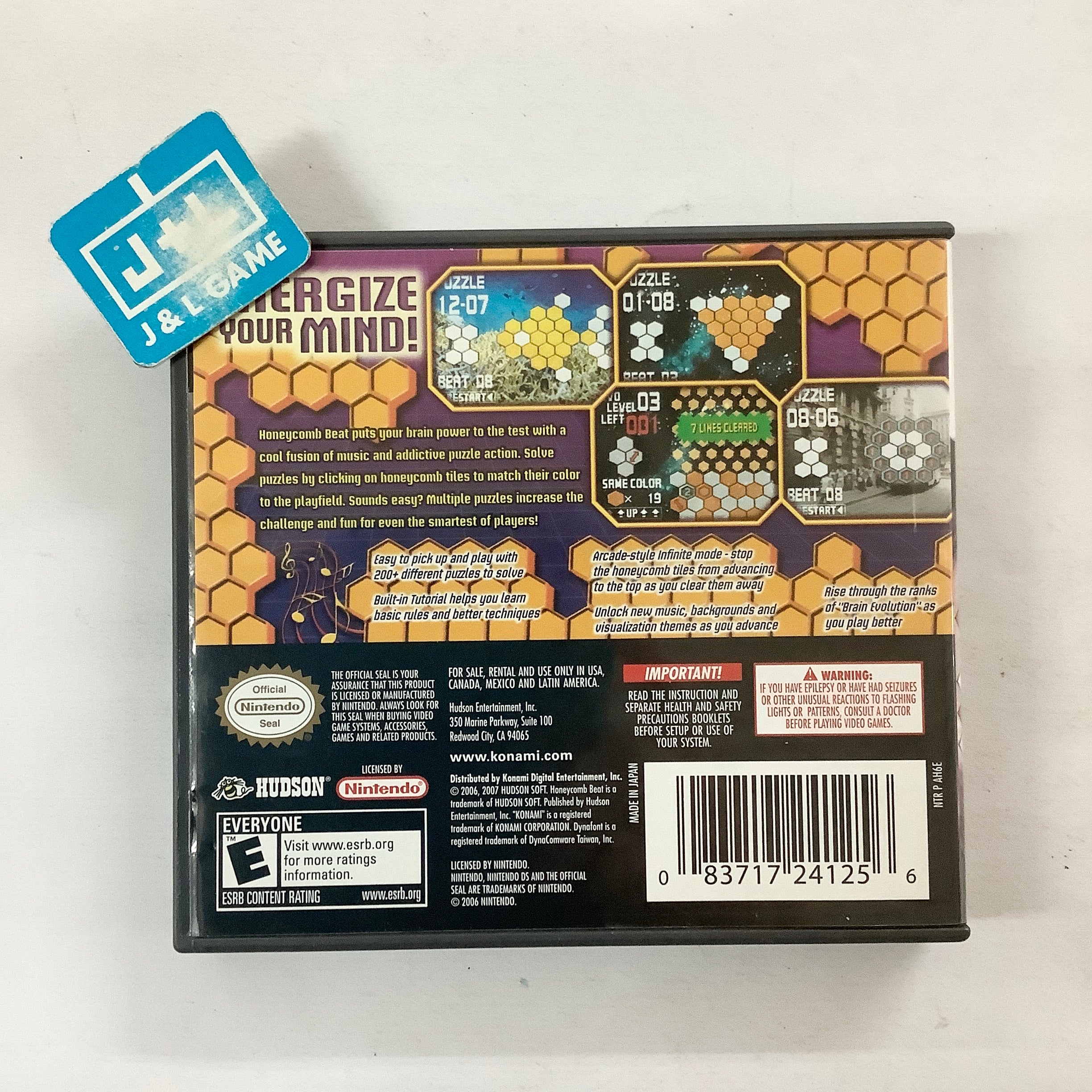 Honeycomb Beat - (NDS) Nintendo DS [Pre-Owned] Video Games Hudson   