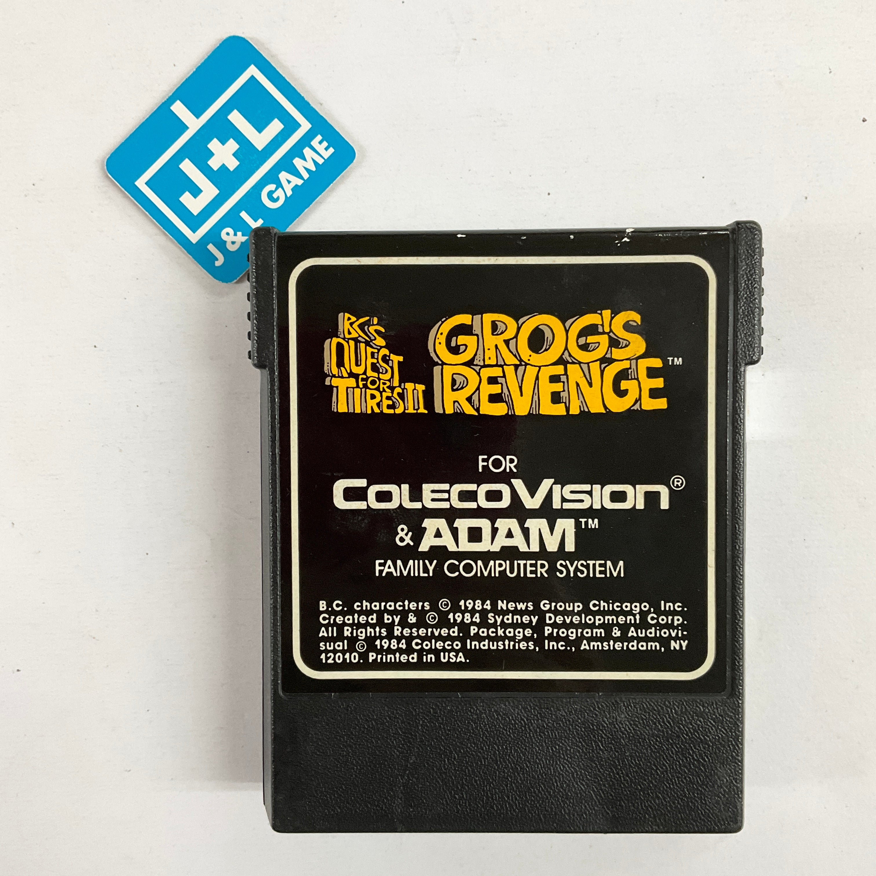 BC's Quest for Tires II: Grog's Revenge - (CVIS) Colecovision [Pre-Owned] Video Games Coleco   