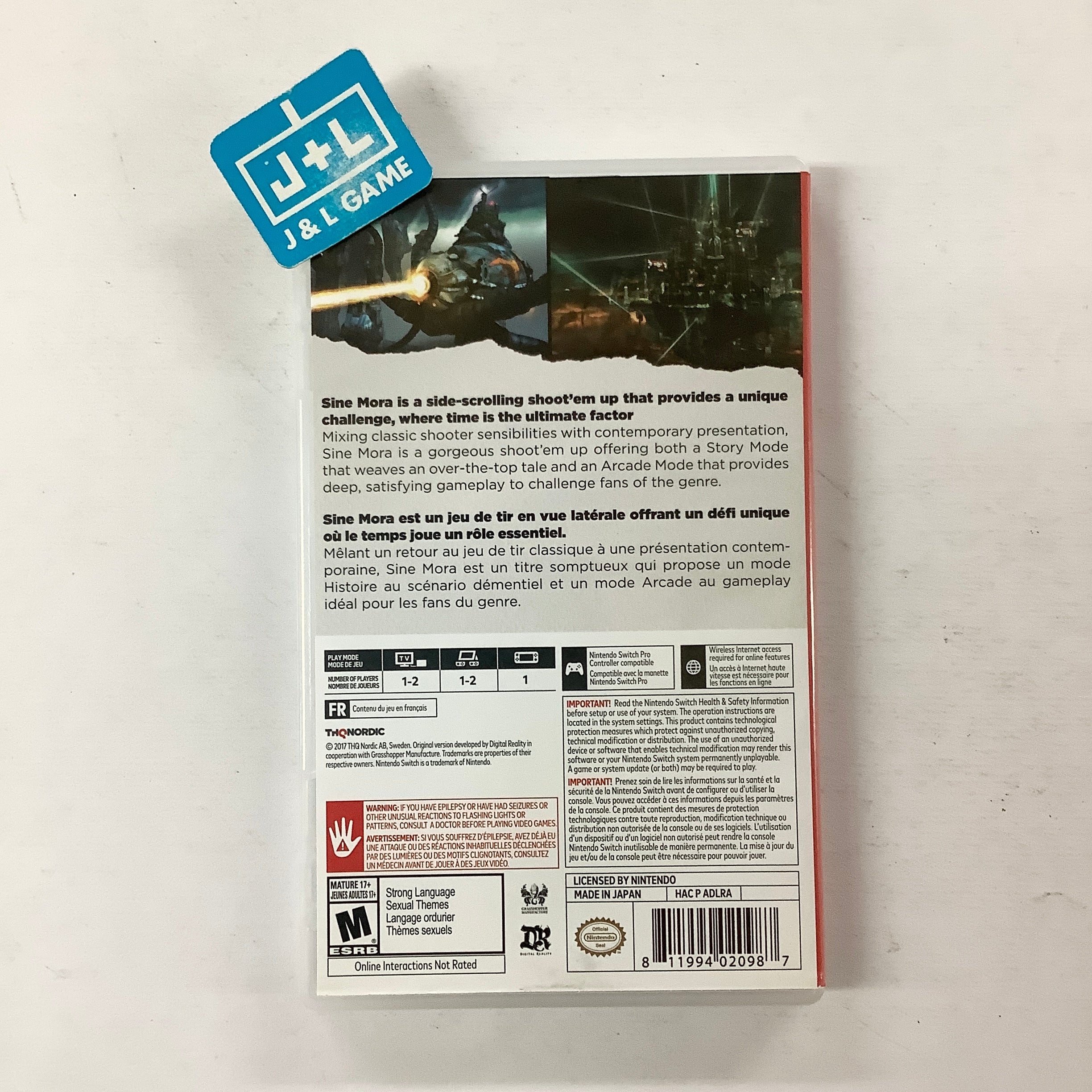 Sine Mora EX - (NSW) Nintendo Switch [Pre-Owned] Video Games THQ Nordic   