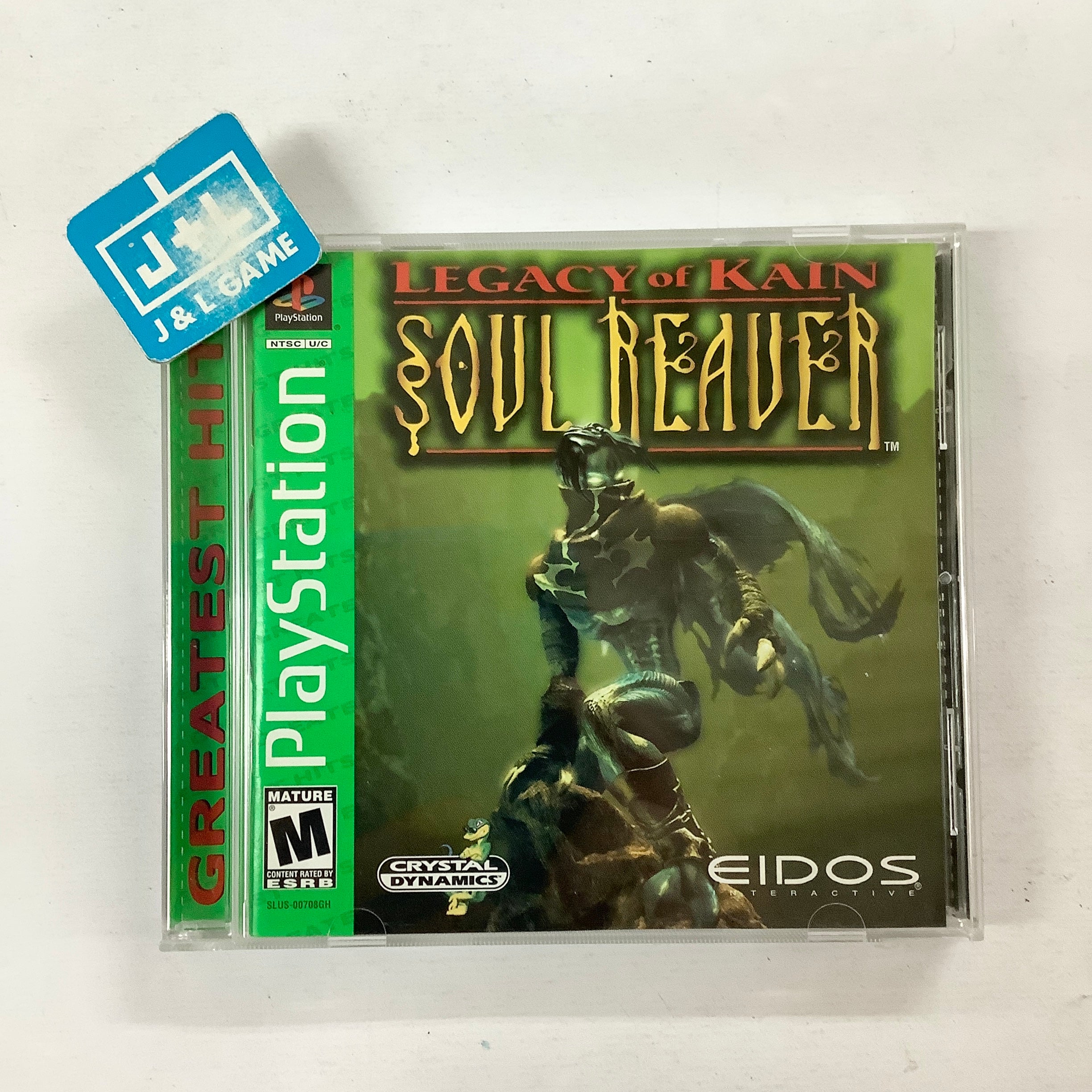 Legacy of Kain: Soul Reaver (Greatest Hits) - (PS1) PlayStation 1 [Pre-Owned] Video Games Eidos Interactive   