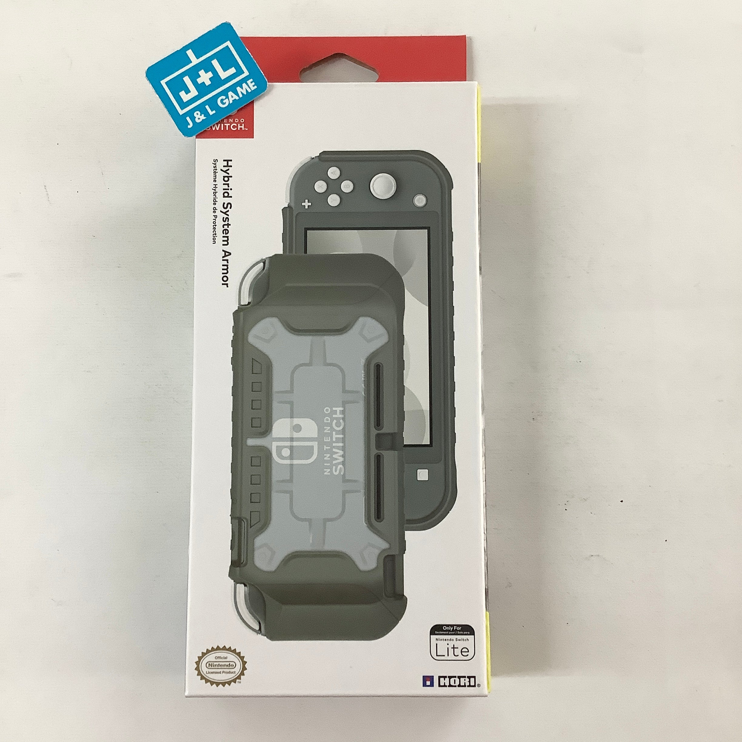 HORI Nintendo Switch Lite Hybrid System Armor (Gray) - (NSW