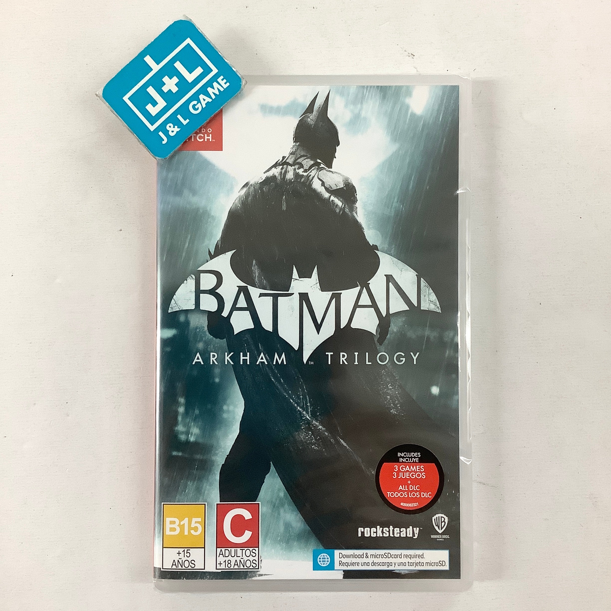 Batman: Arkham Trilogy (With Spanish) - (NSW) Nintendo Switch Video Games WB Games