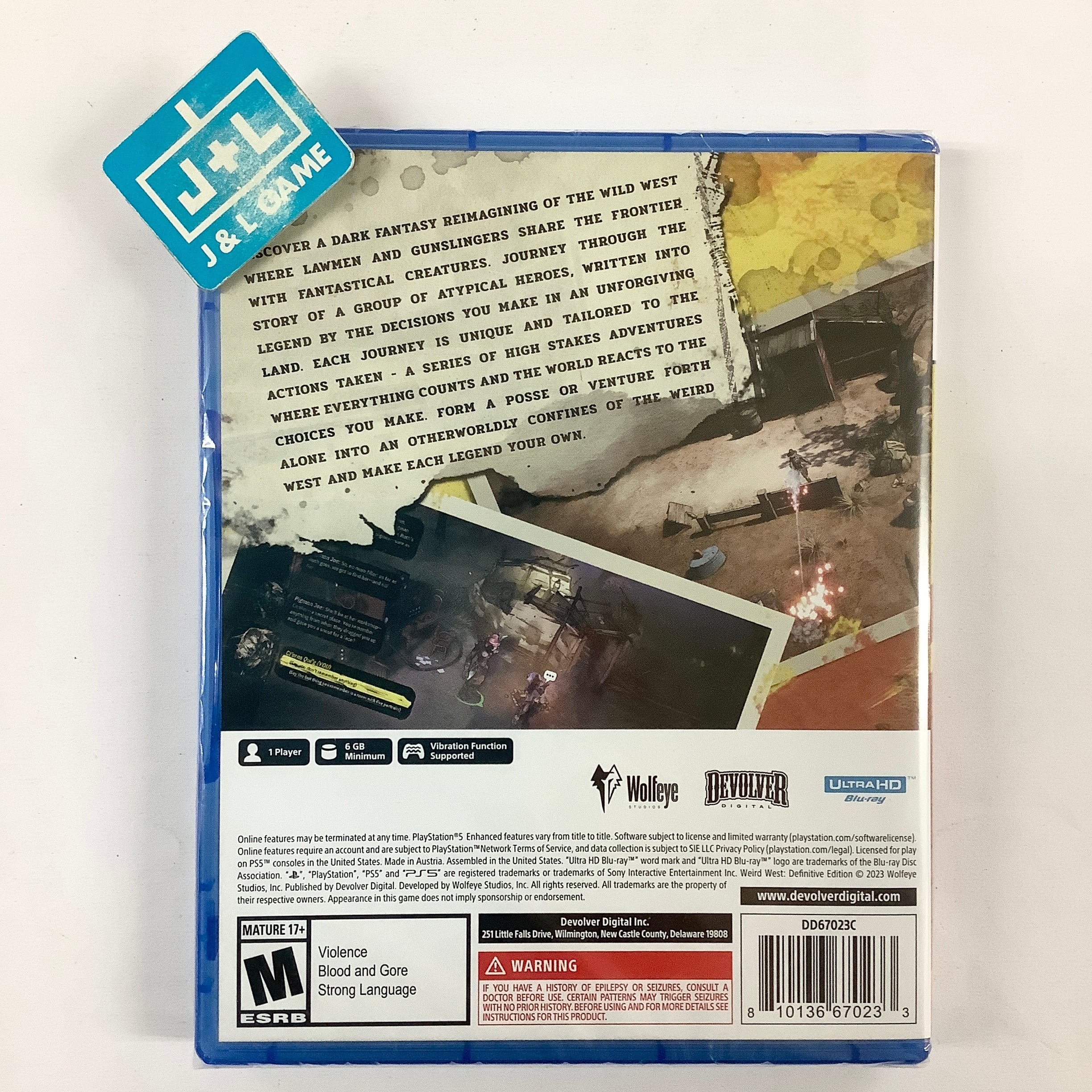 Weird West: Definitive Edition - (PS5) PlayStation 5 Video Games Devolver Digital   