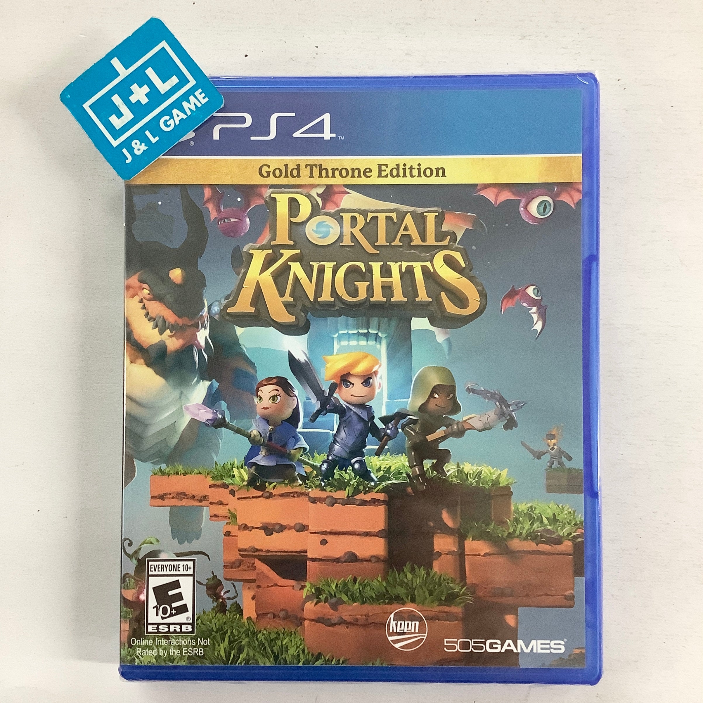 Portal Knights (Gold Throne Edition) - (PS4) PlayStation 4 Video Games 505 Games