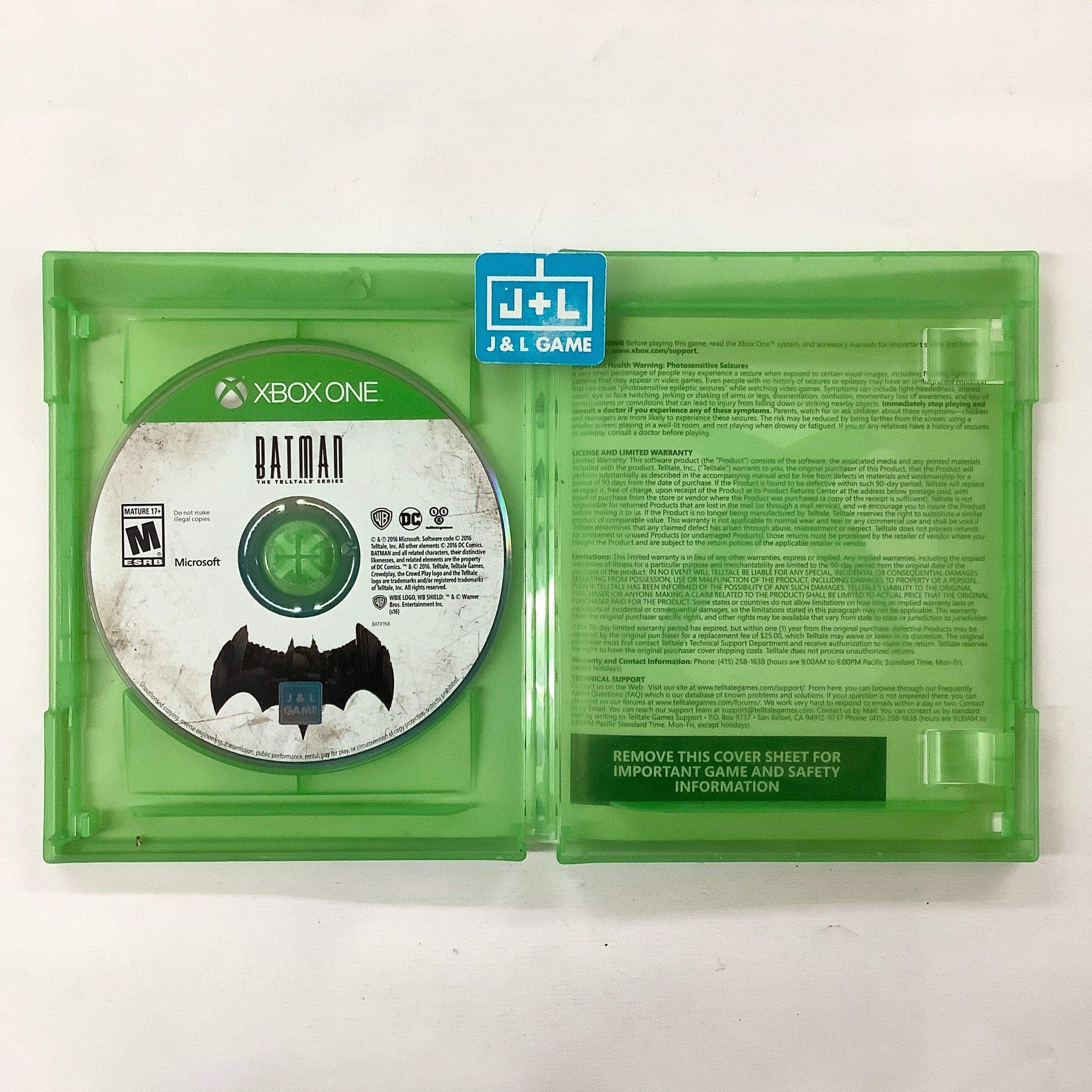 Batman: The Telltale Series - (XB1) Xbox One [Pre-Owned] Video Games Telltale Games   