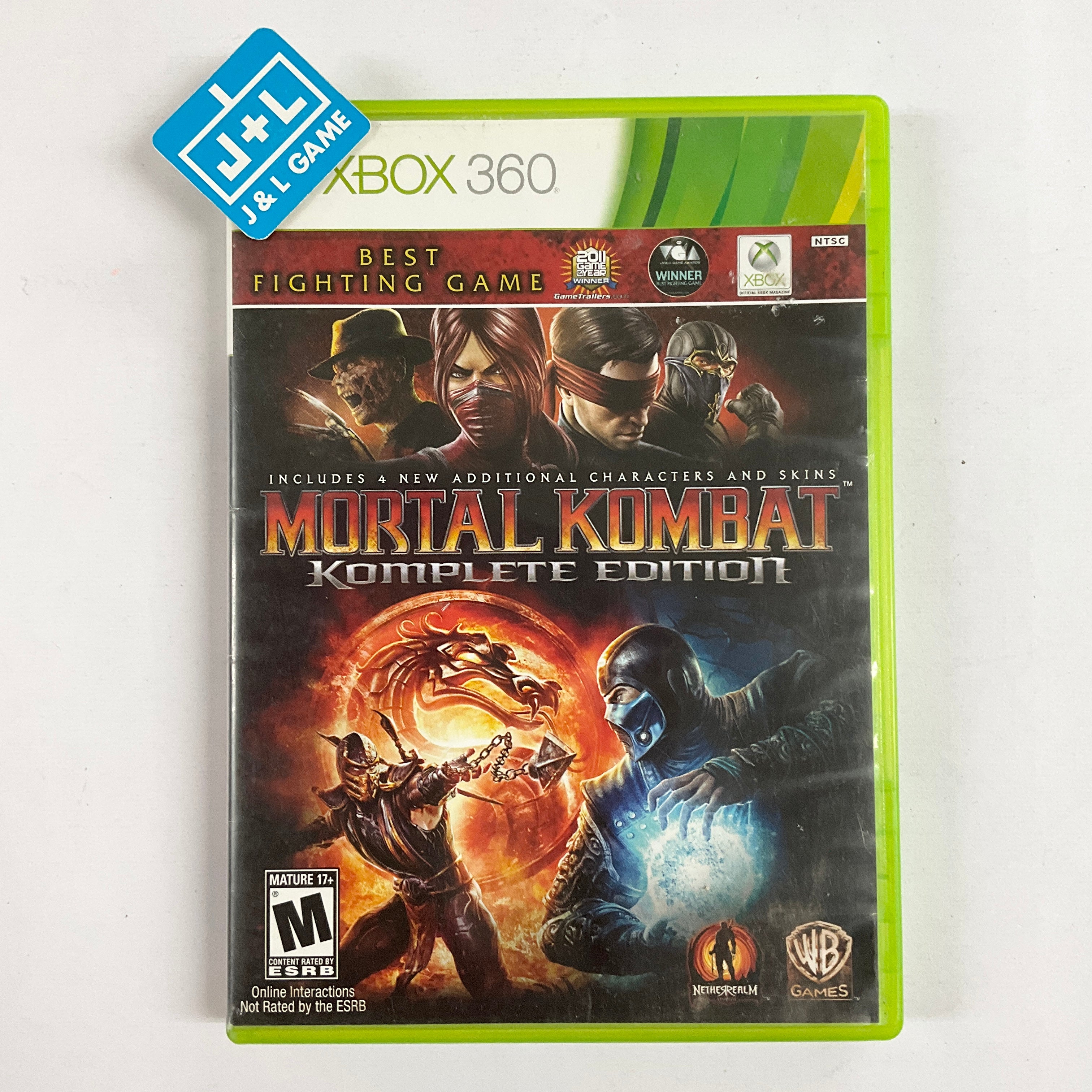 Mortal Kombat: Komplete Edition - Xbox 360 [Pre-Owned] Video Games WB Games   