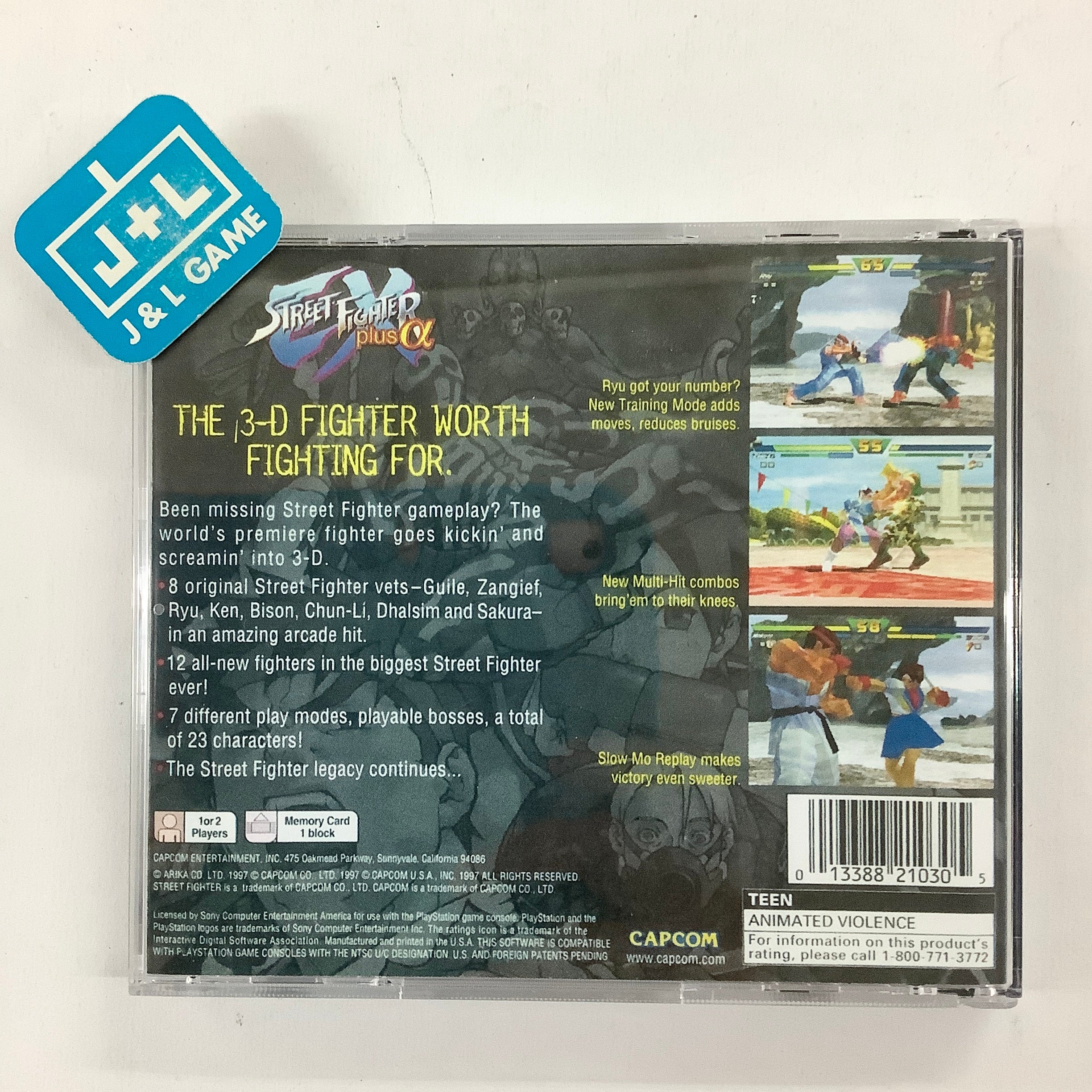 Street Fighter EX Plus Alpha - (PS1) PlayStation 1 [Pre-Owned] Video Games Capcom   