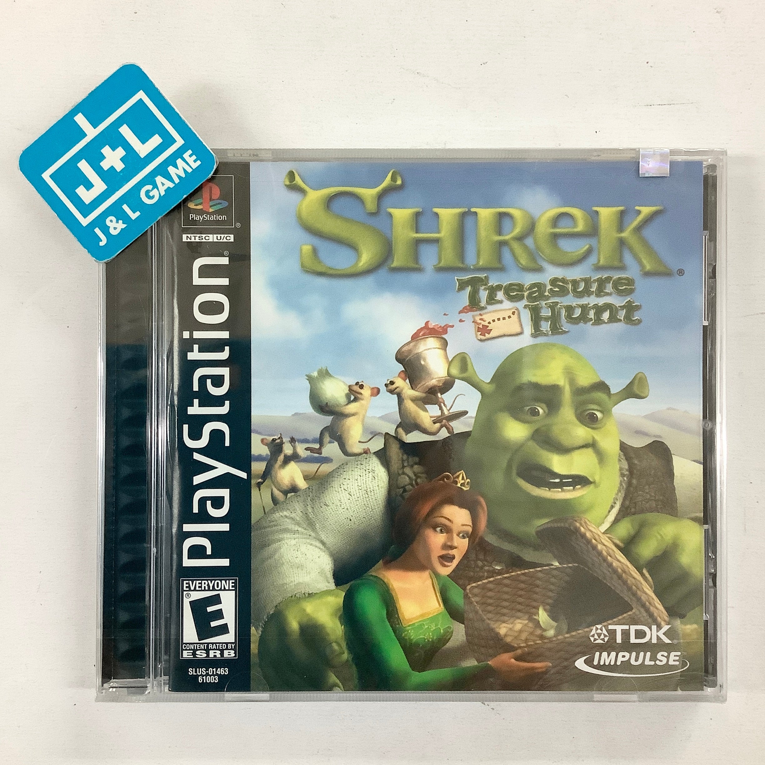 Shrek Treasure Hunt - (PS1) PlayStation 1 Video Games TDK Mediactive