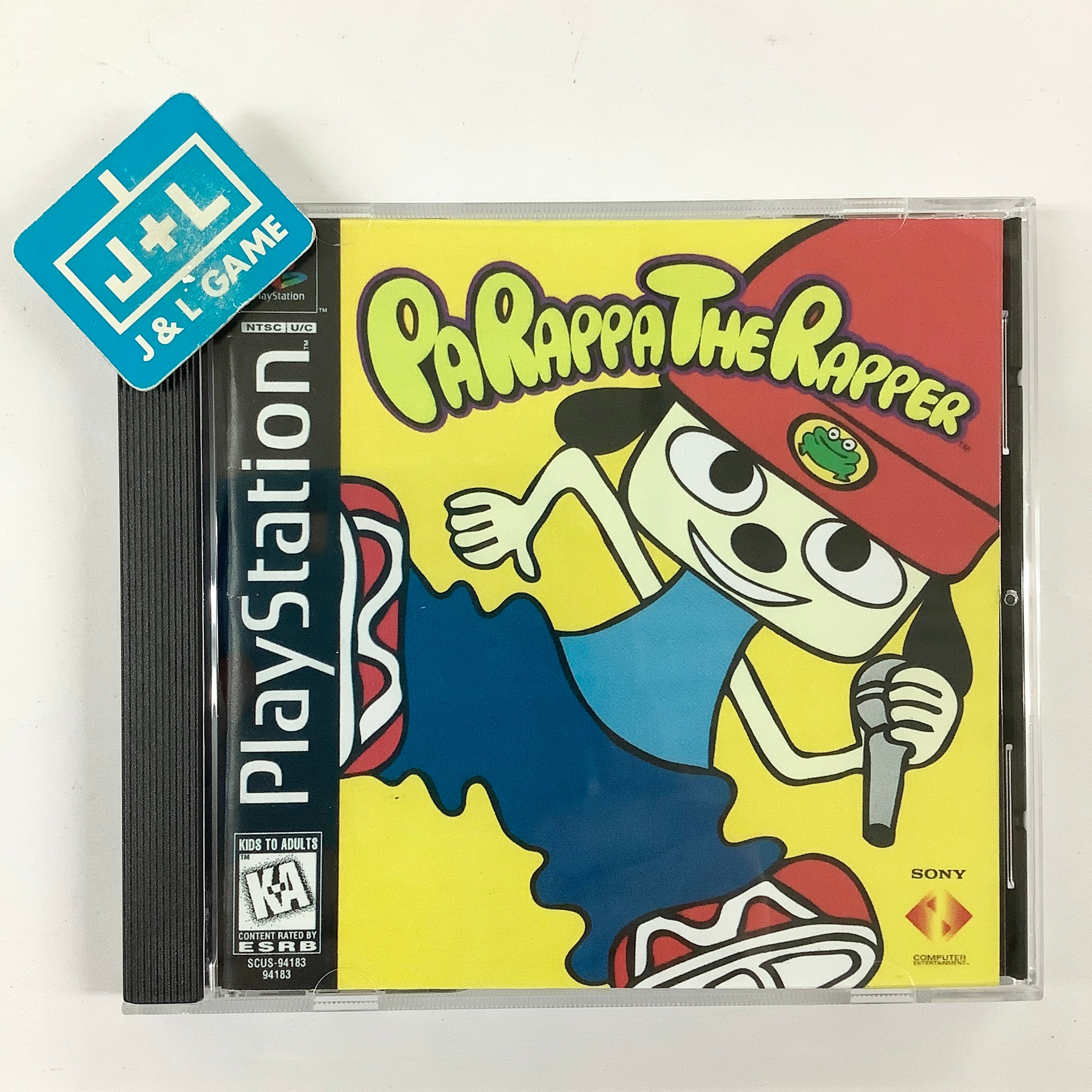 PARAPPA THE RAPPER THE HIP HOP HERO PLAYSTATION 1 PS1 PSX PSONE no ps2 PARAPPA THE RAPPER THE HIP HOP HERO PLAYSTATION 1 PS1 PSX PSONE no ps2
