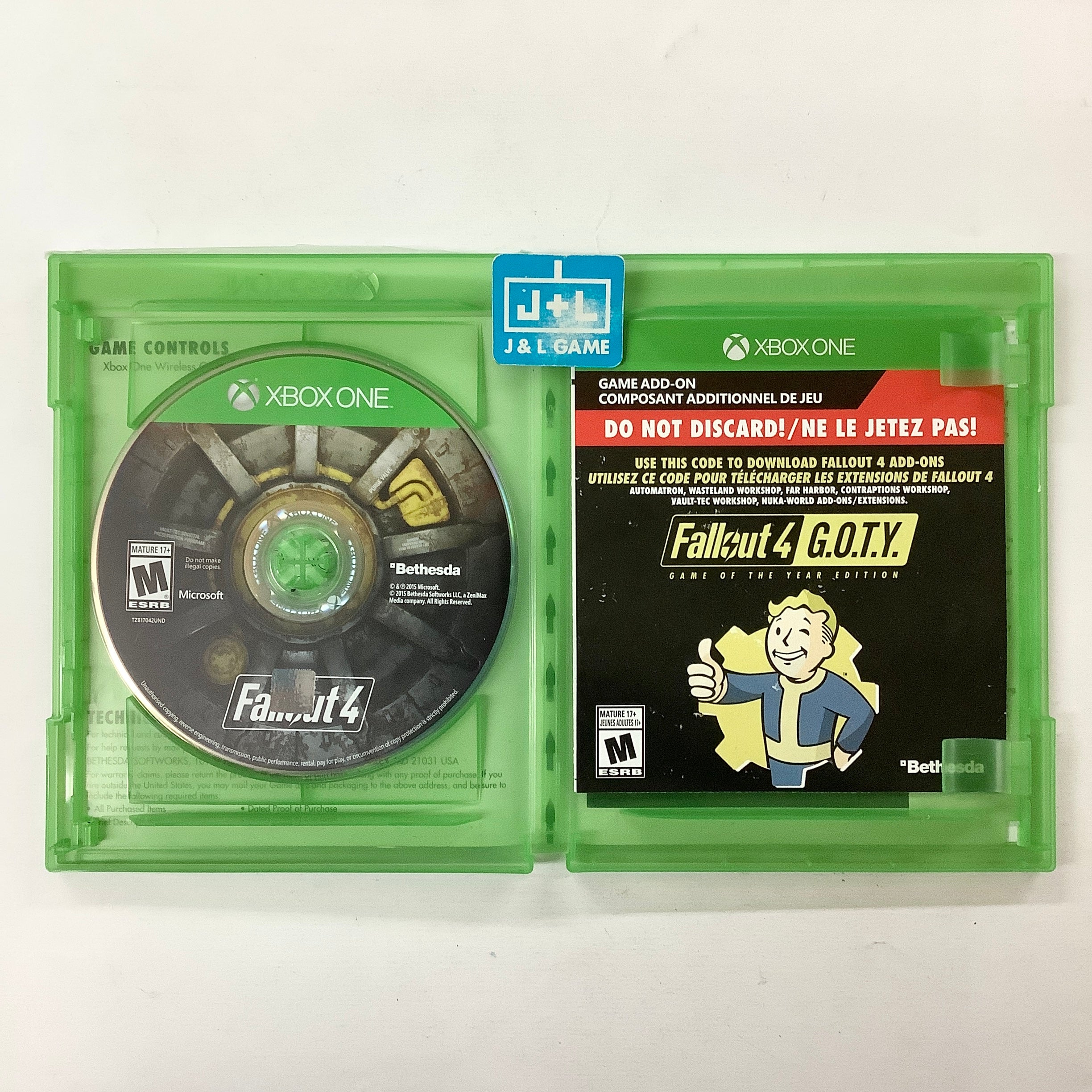 Fallout 4: Game of the Year Edition - (XB1) Xbox One [Pre-Owned] Video Games Bethesda Softworks   