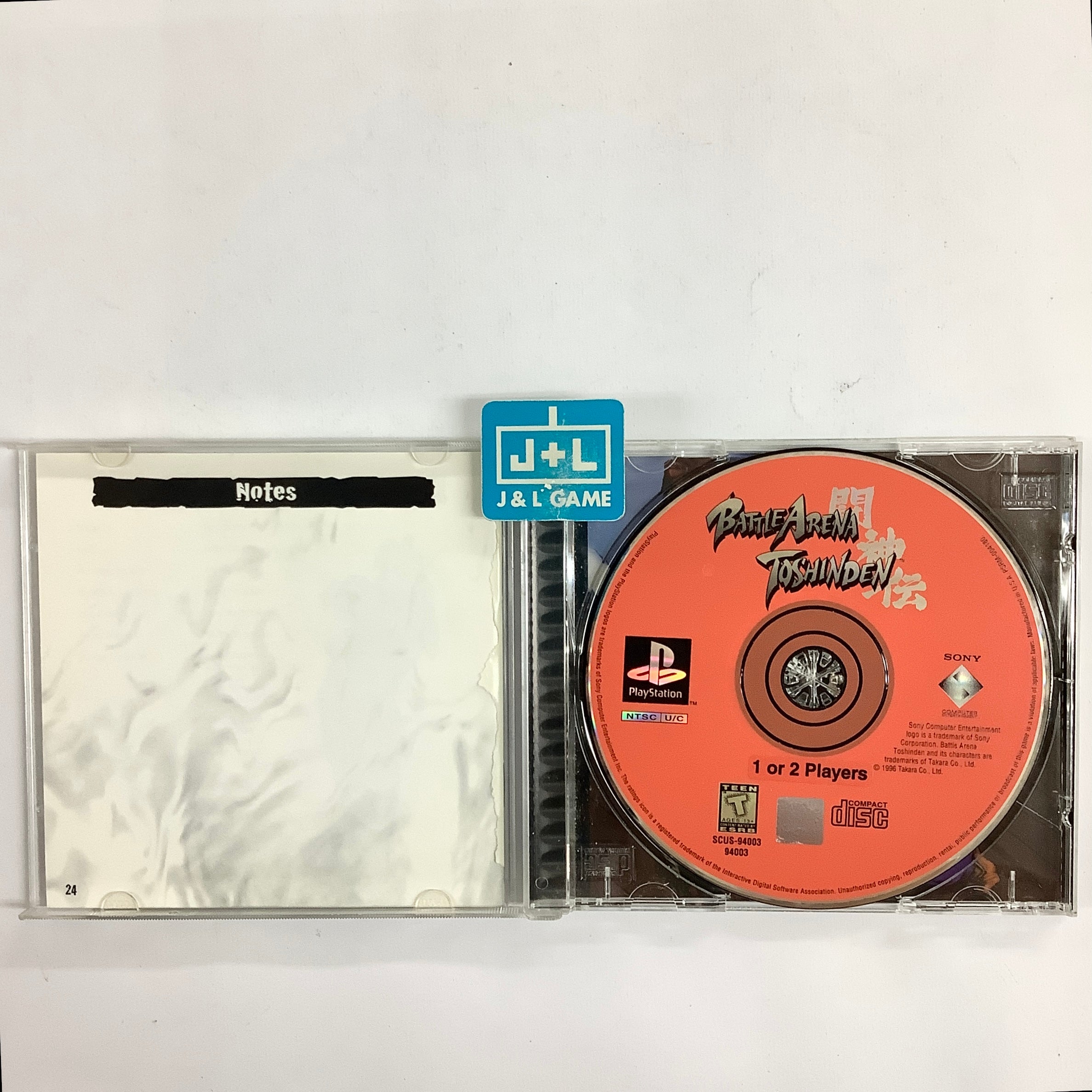 Battle Arena Toshinden - (PS1) PlayStation 1 [Pre-Owned] Video Games SCEA   