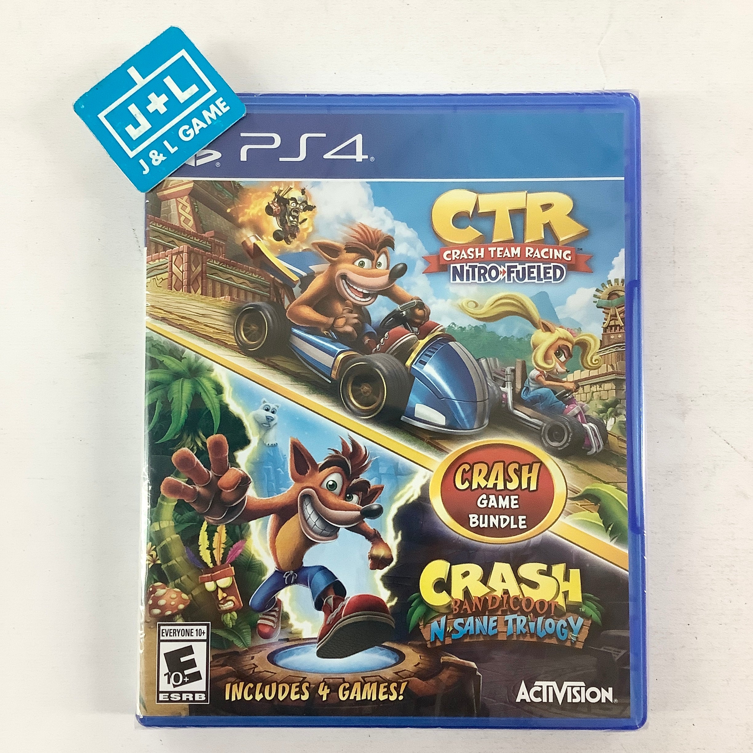 Crash Team Racing + Crash Bandicoot N.Sane Trilogy Bundle - (PS4 
